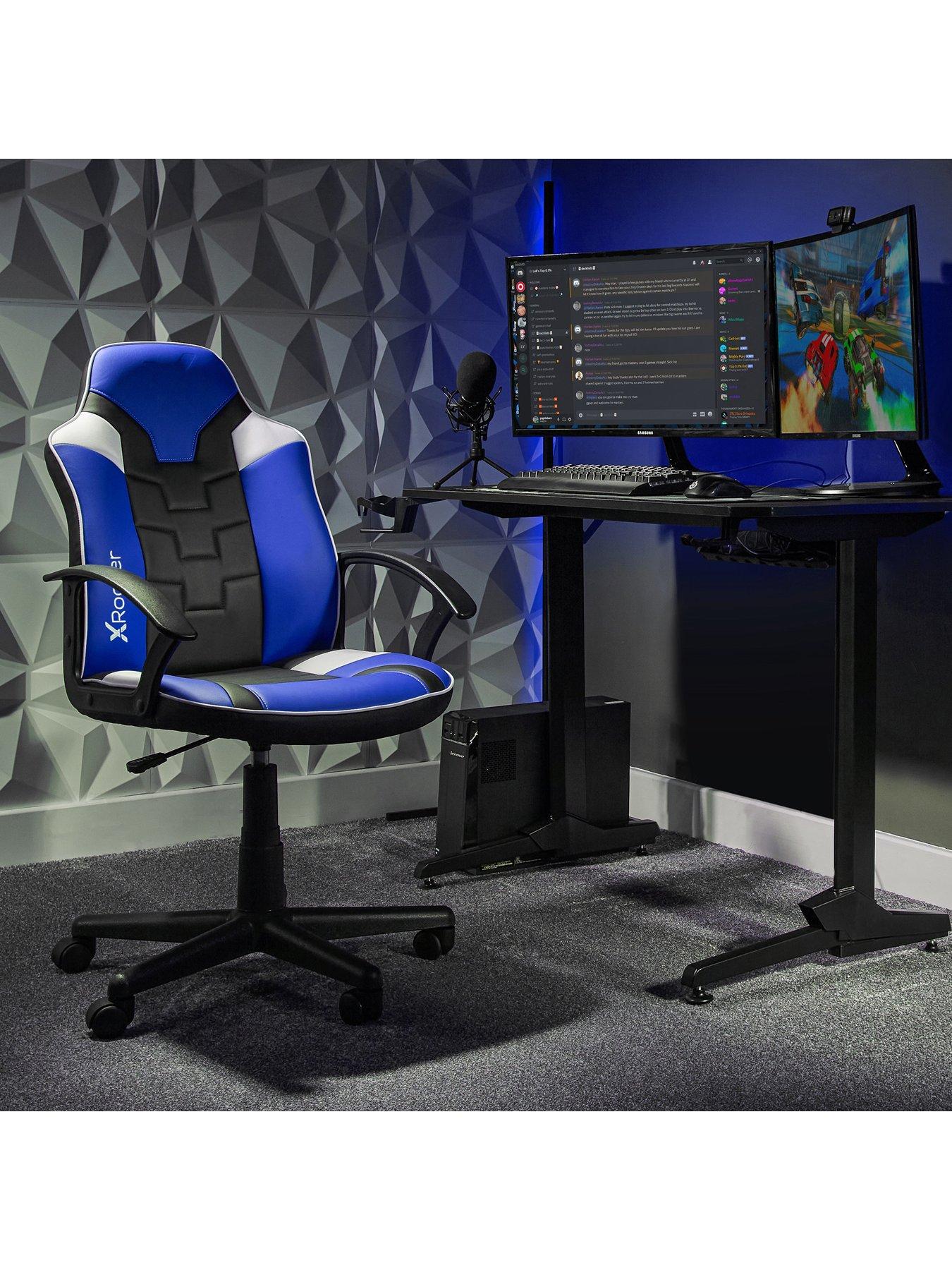 x-rocker-saturn-blue-and-panther-rgb-gaming-desk-bundleback