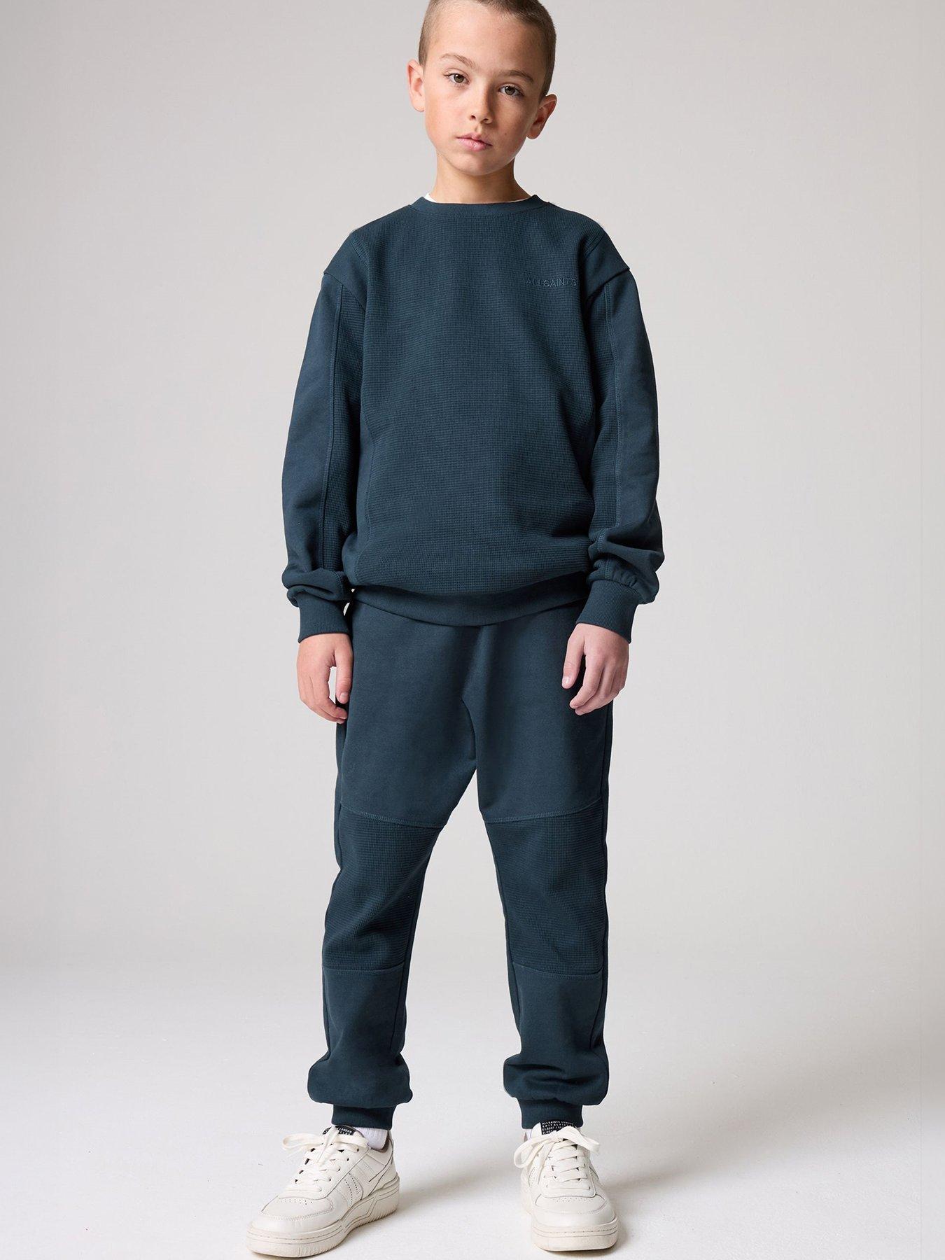 smallsaints-boys-waffle-textured-set-navy