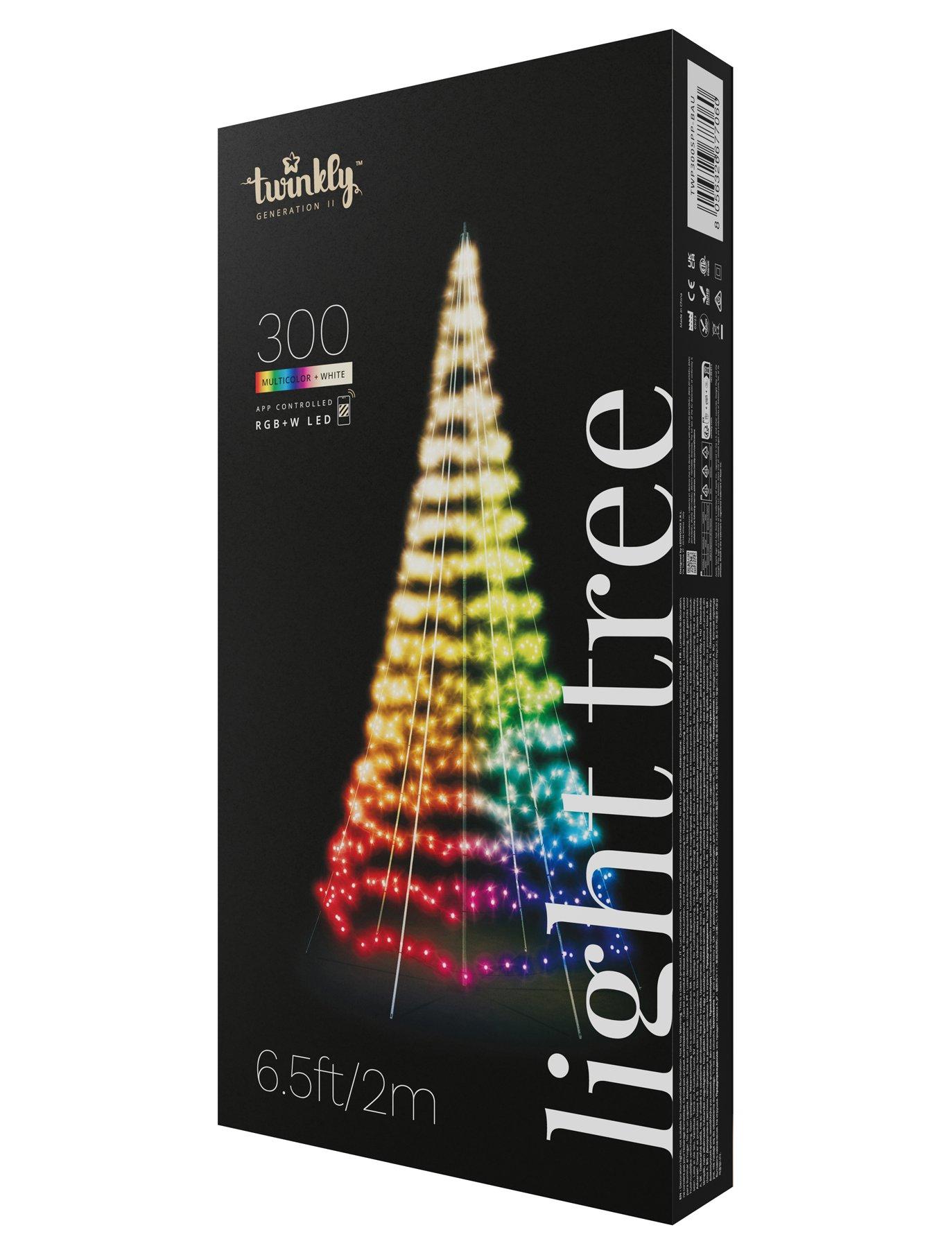 undefined Twinkly Light Tree 300 Rgb+w Smart App Controlled Smart Light Tree, 2m High, Ip44