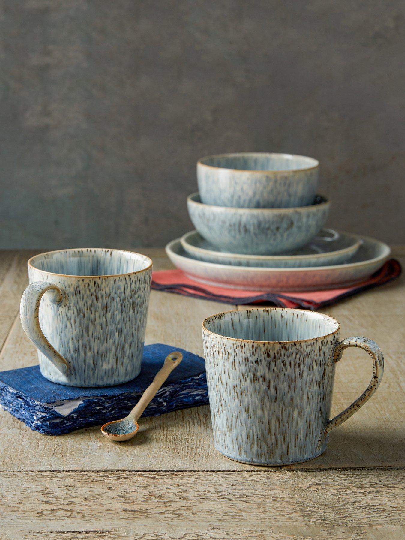 Image 1 of 4 of Denby Halo Speckle Mugs Set Of 2