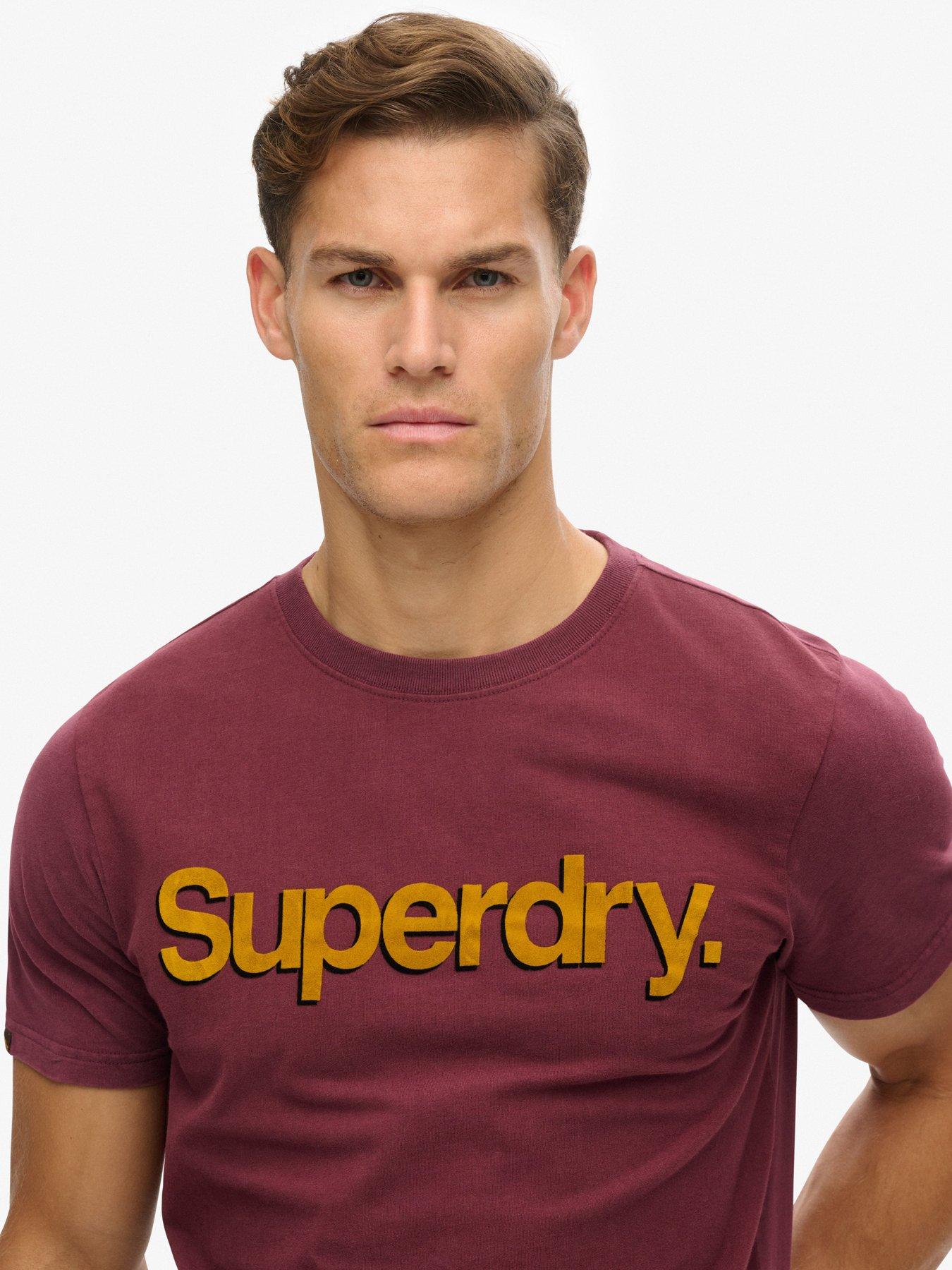 superdry-superdry-original-logo-t-shirt-burgandyoutfit