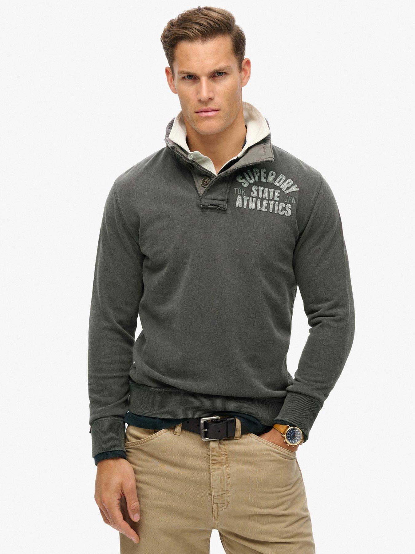 Mens superdry jumper sale clearance