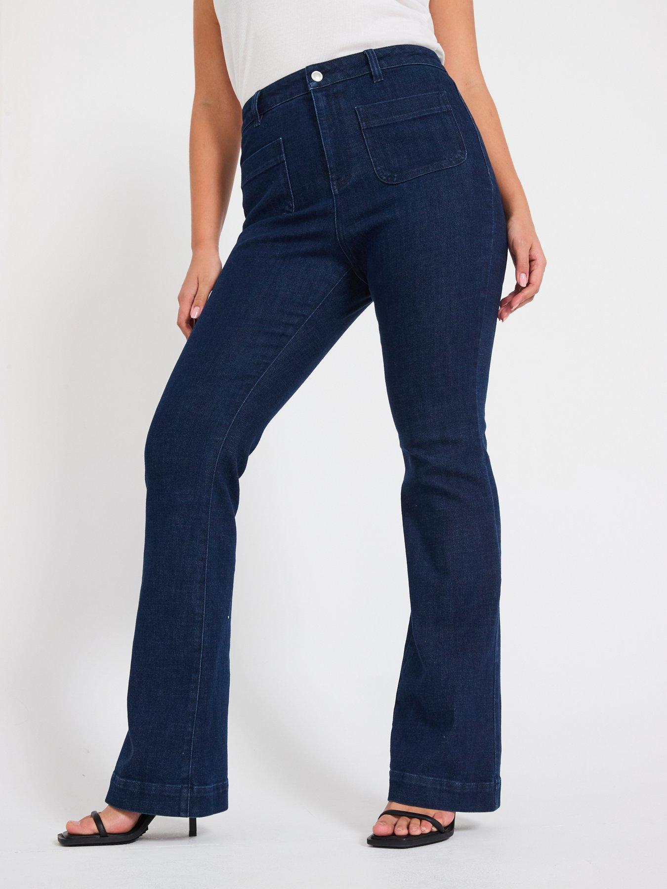 undefined Kickflare Jean - Dark Wash