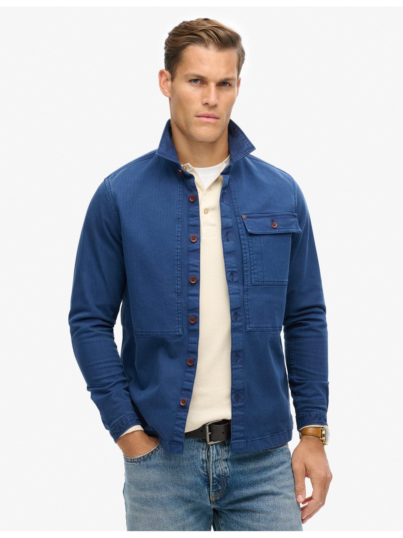 superdry-studios-utlilty-overshirt-blue