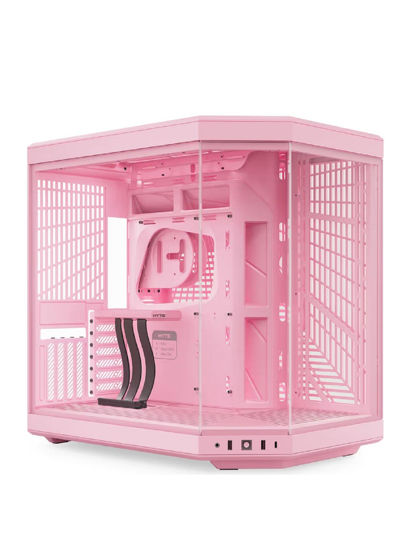 undefined Hyte Y70 Mid Tower Case - Strawberry Milk