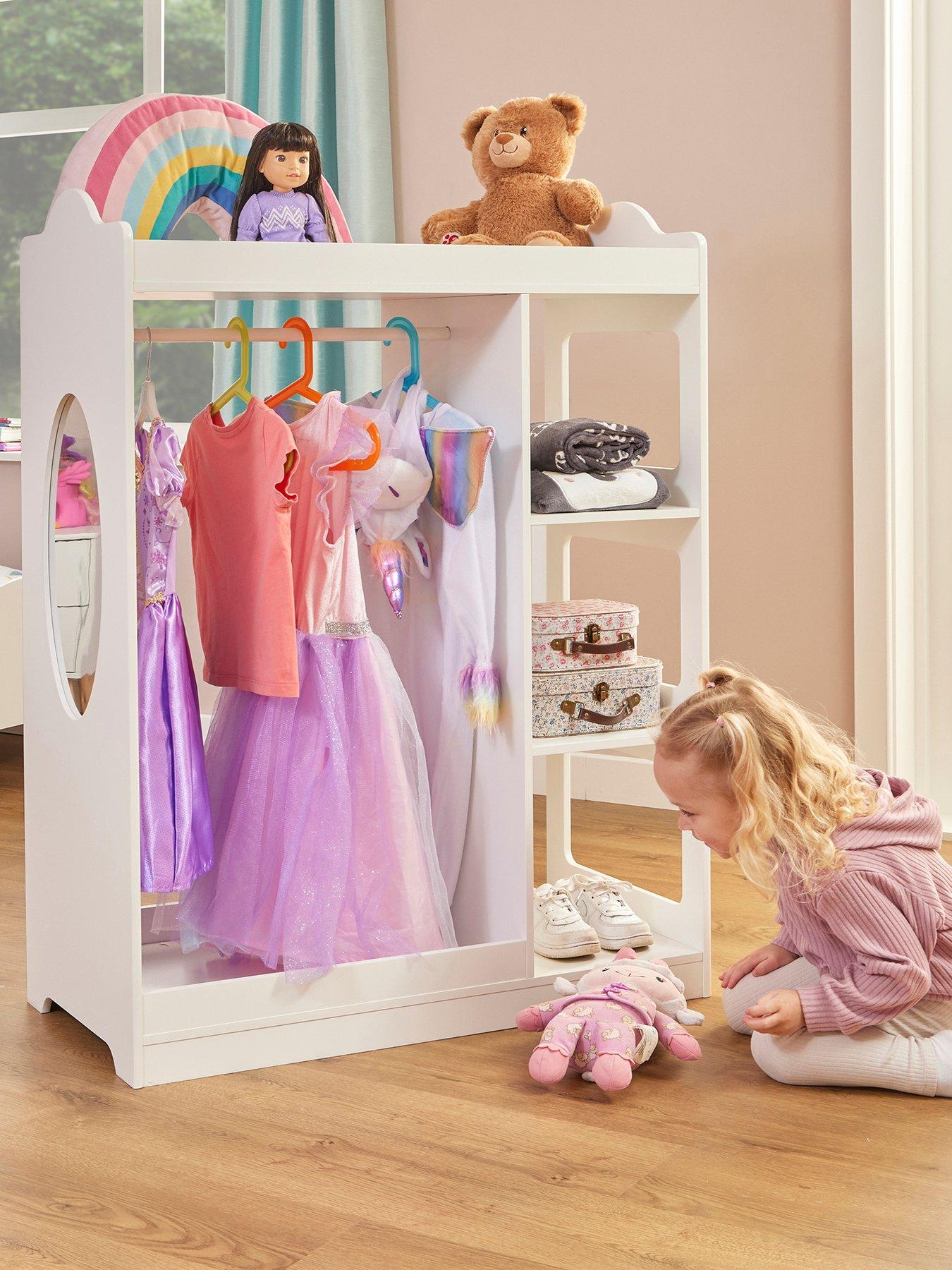 liberty-house-white-kids-dressing-rail-with-mirrordetail