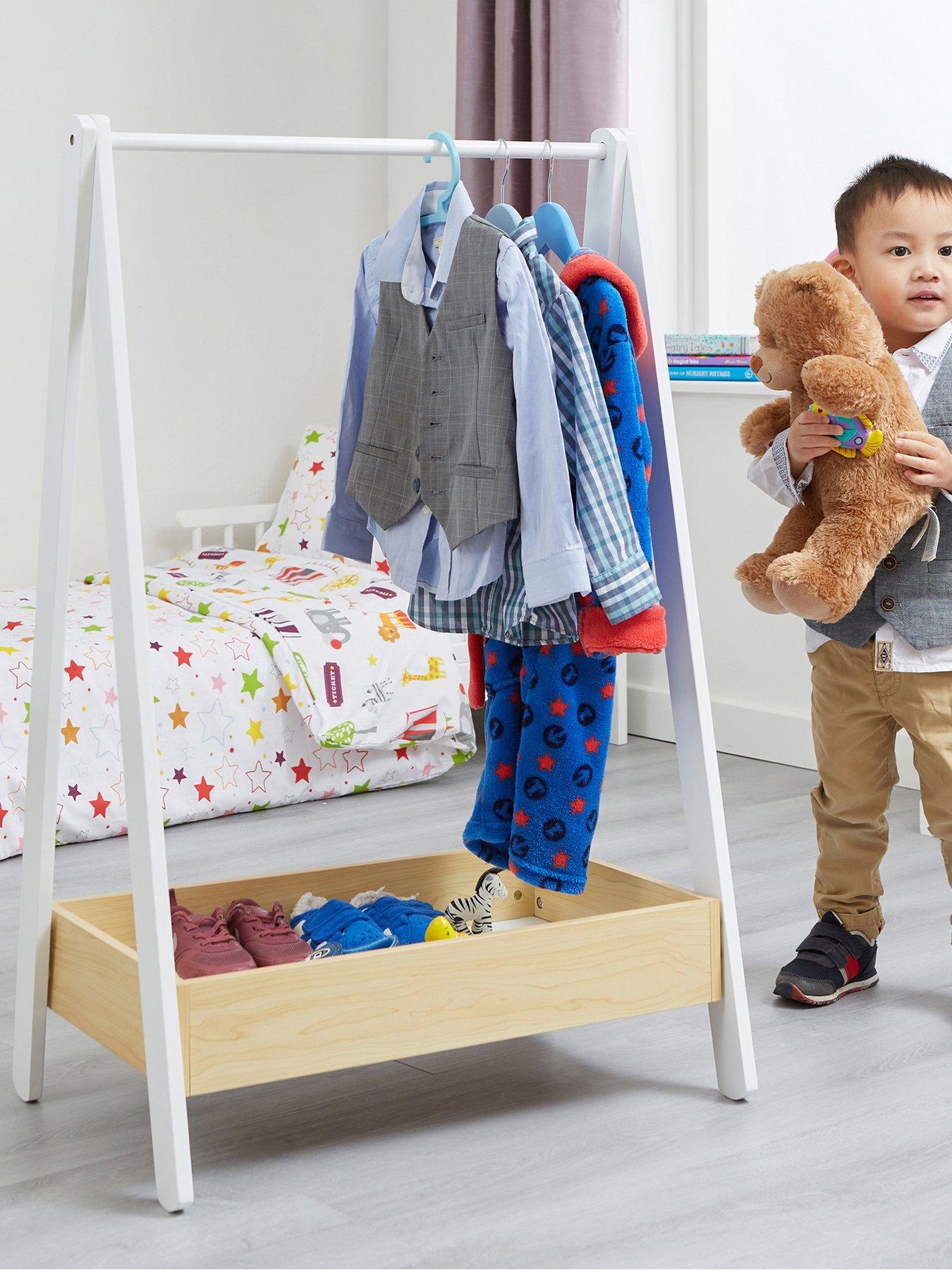Image of Liberty House Kids White and Pine Dressing Rail
