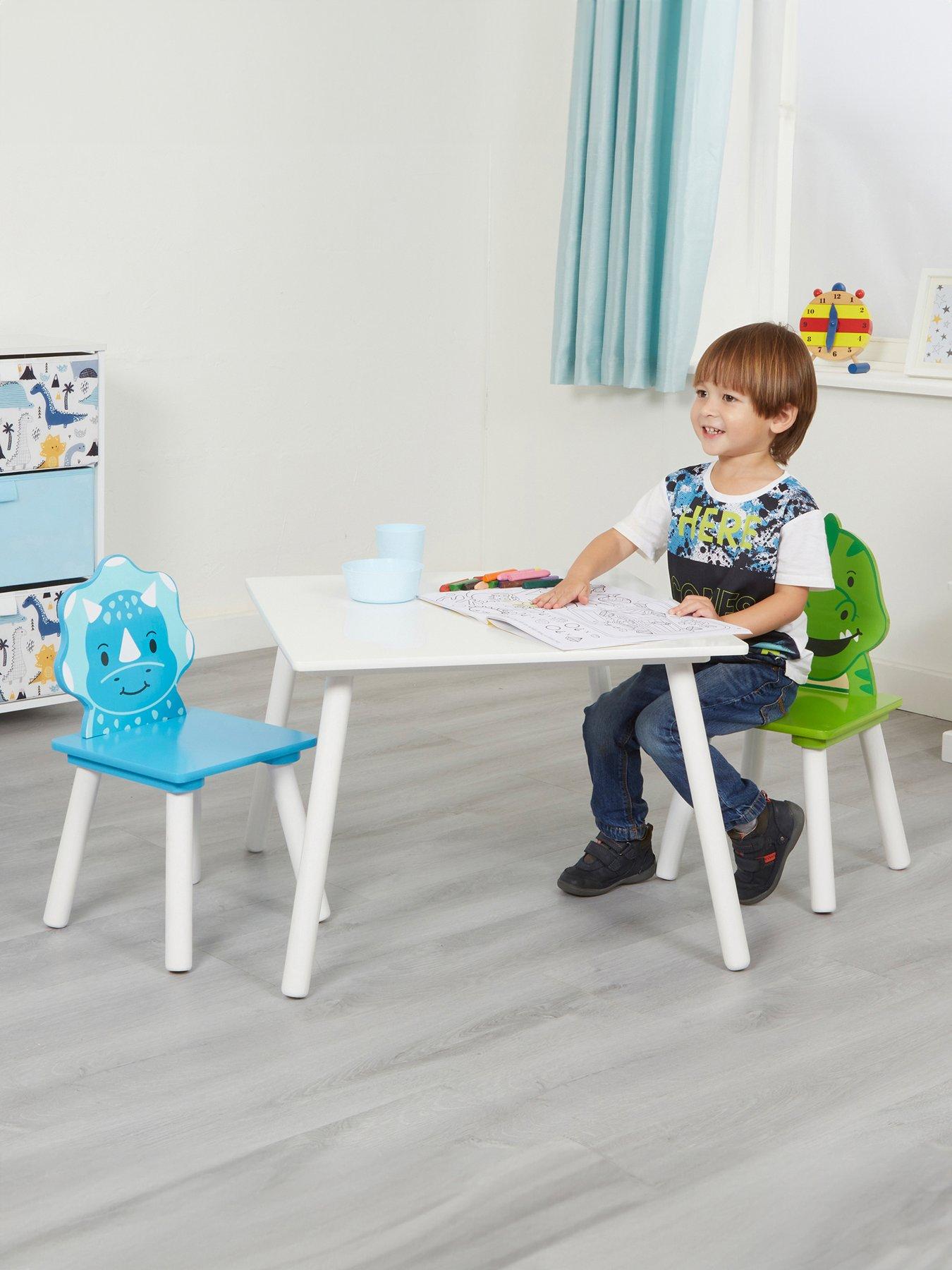 Image of Liberty House Kids Dinosaur Table and Two Chairs set