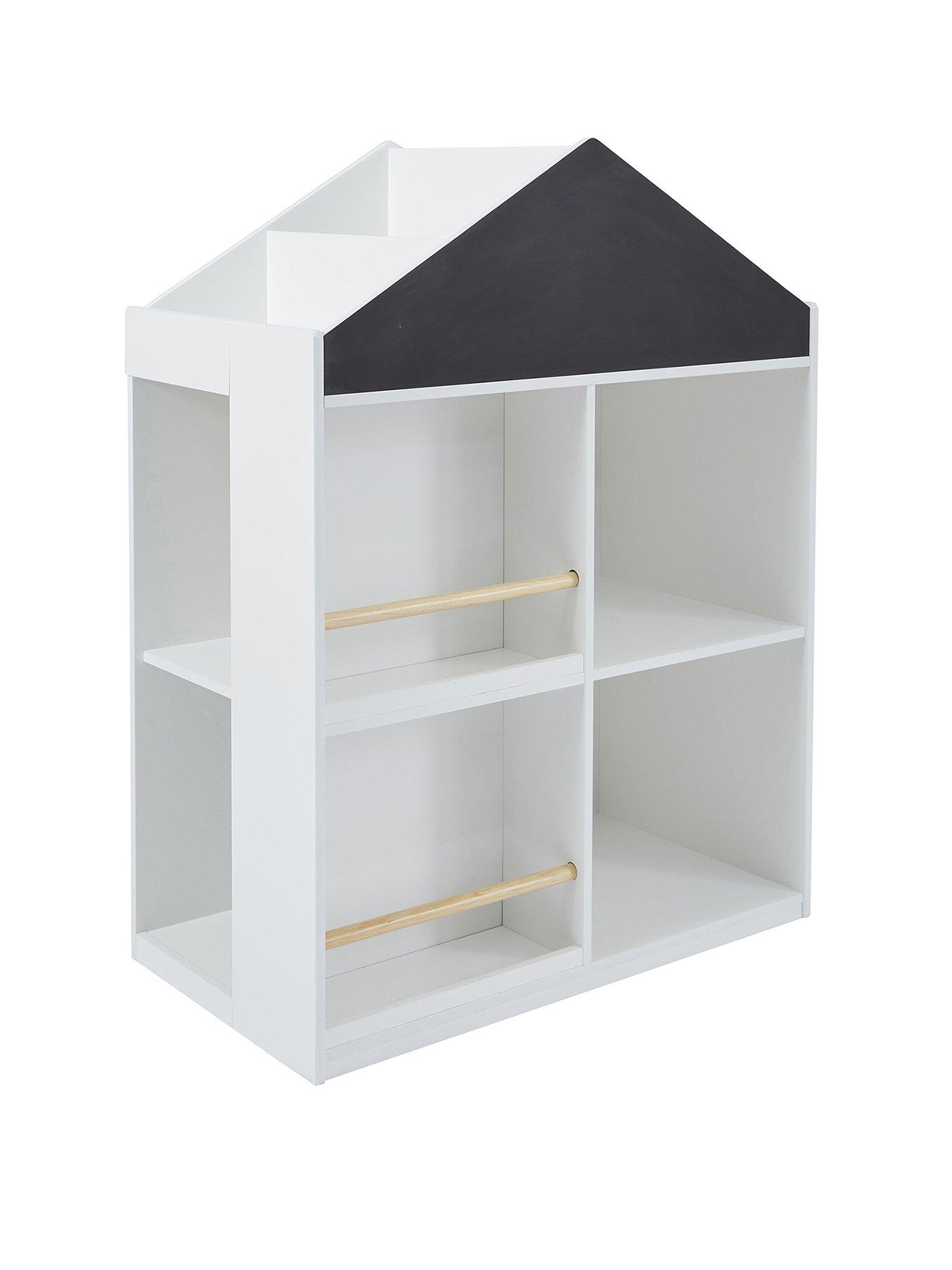 liberty-house-kids-white-blackboard-bookcase-and-storage-cabinetstillFront