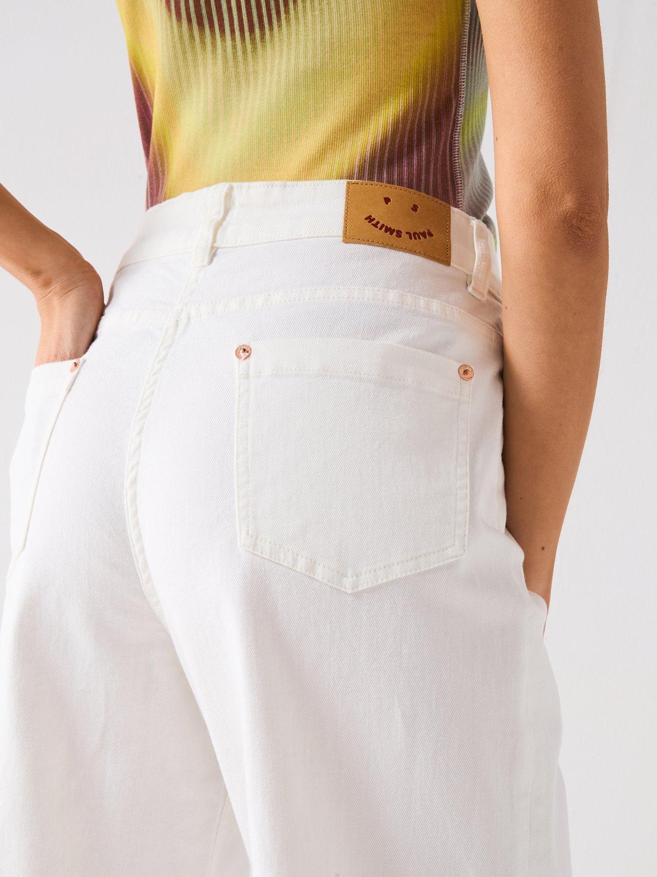 Image 4 of 5 of PS PAUL SMITH Wide Leg Jean - White
