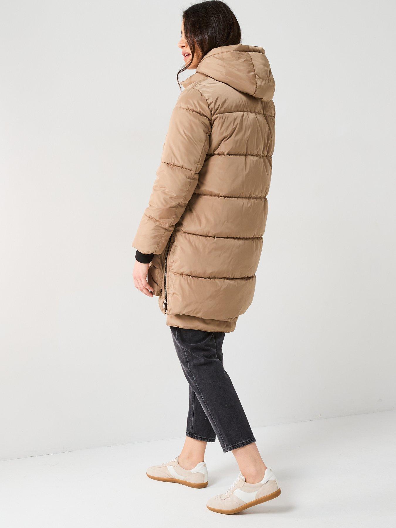 only-nora-long-puffer-coat-beigestillFront