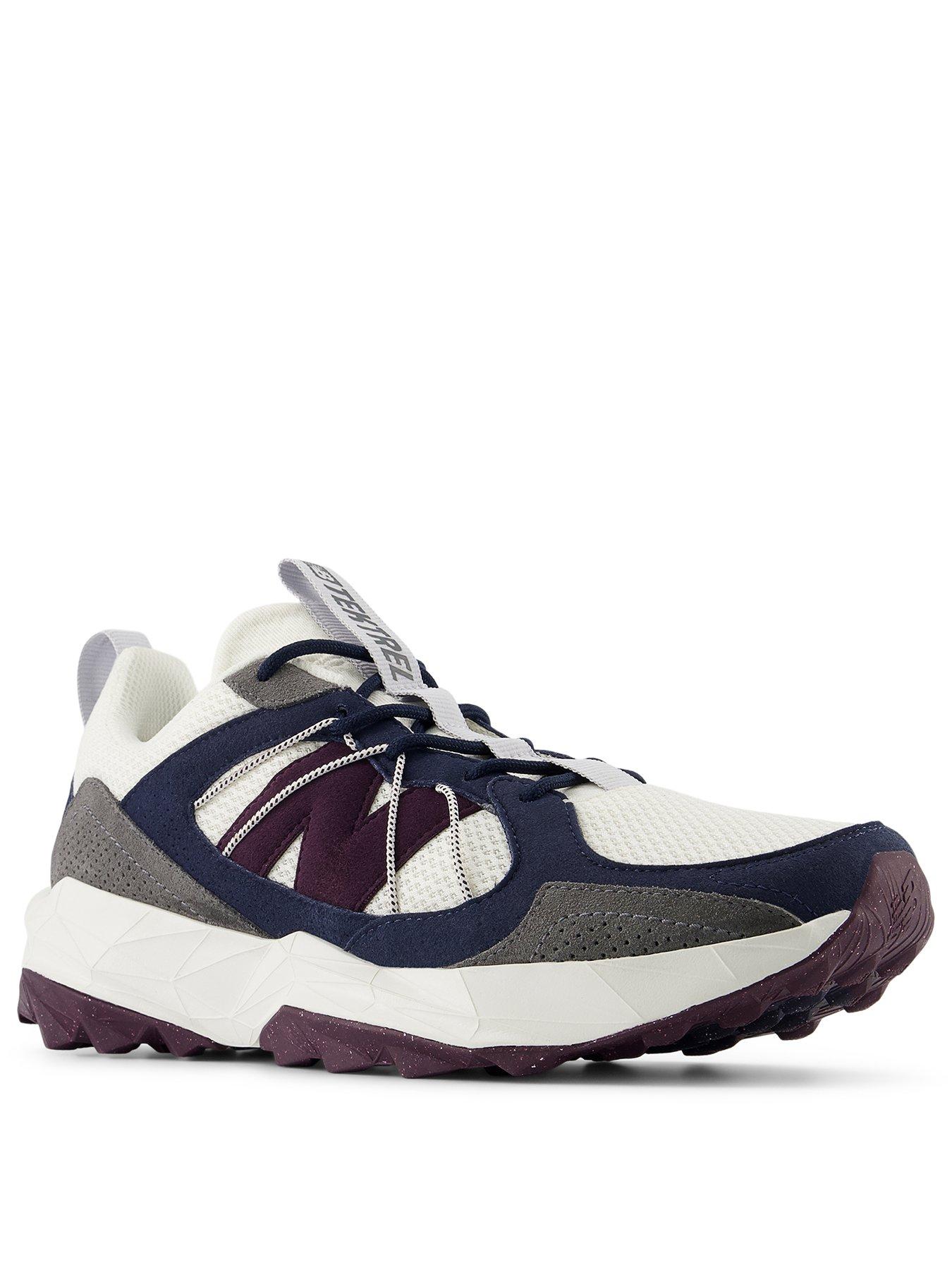 Image 2 of 4 of New Balance Mens Trail Running Tektrel Trainers - White/Navy
