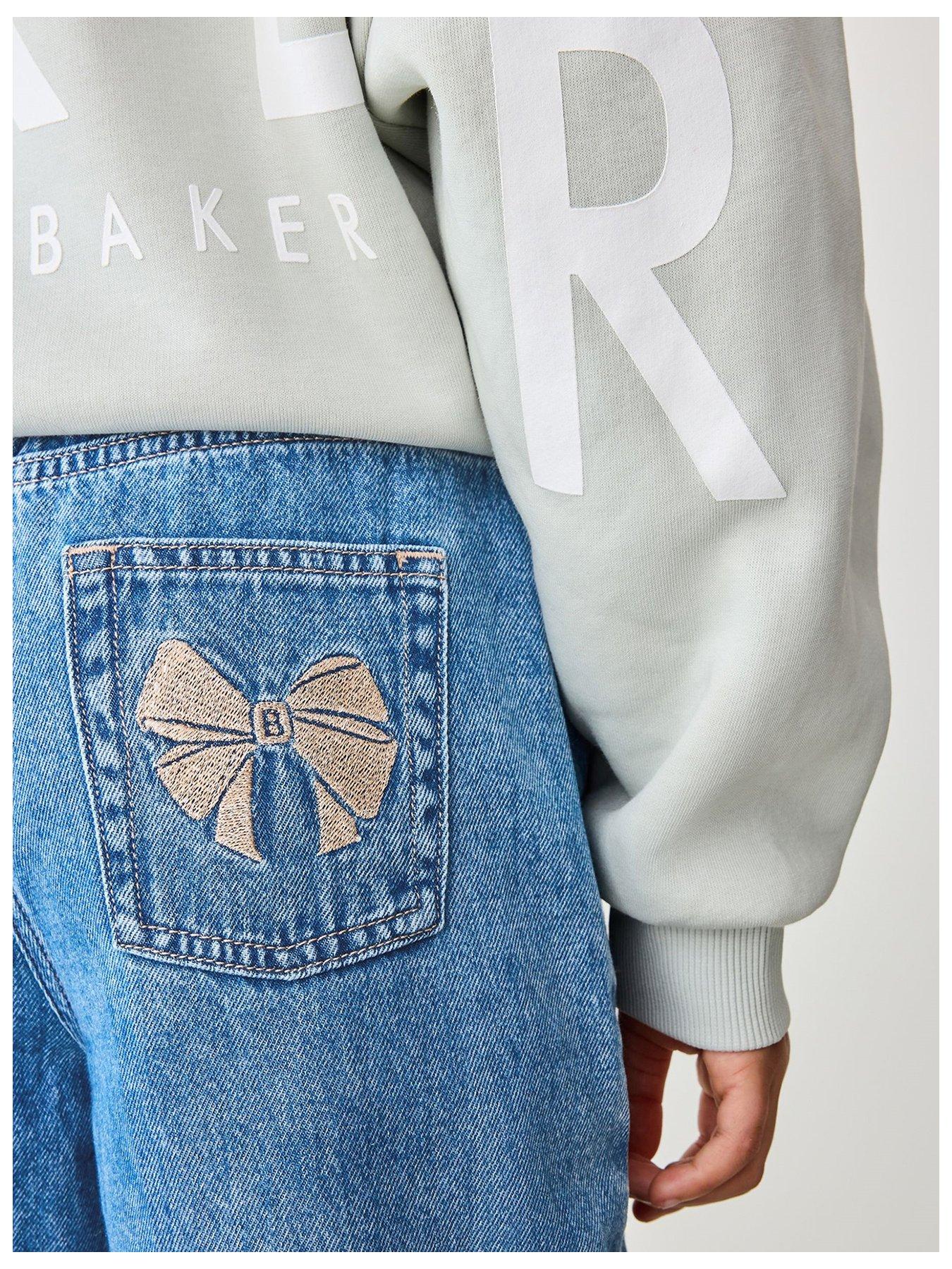 Image 3 of 7 of Ted Baker Girls Cargo Jeans - Blue