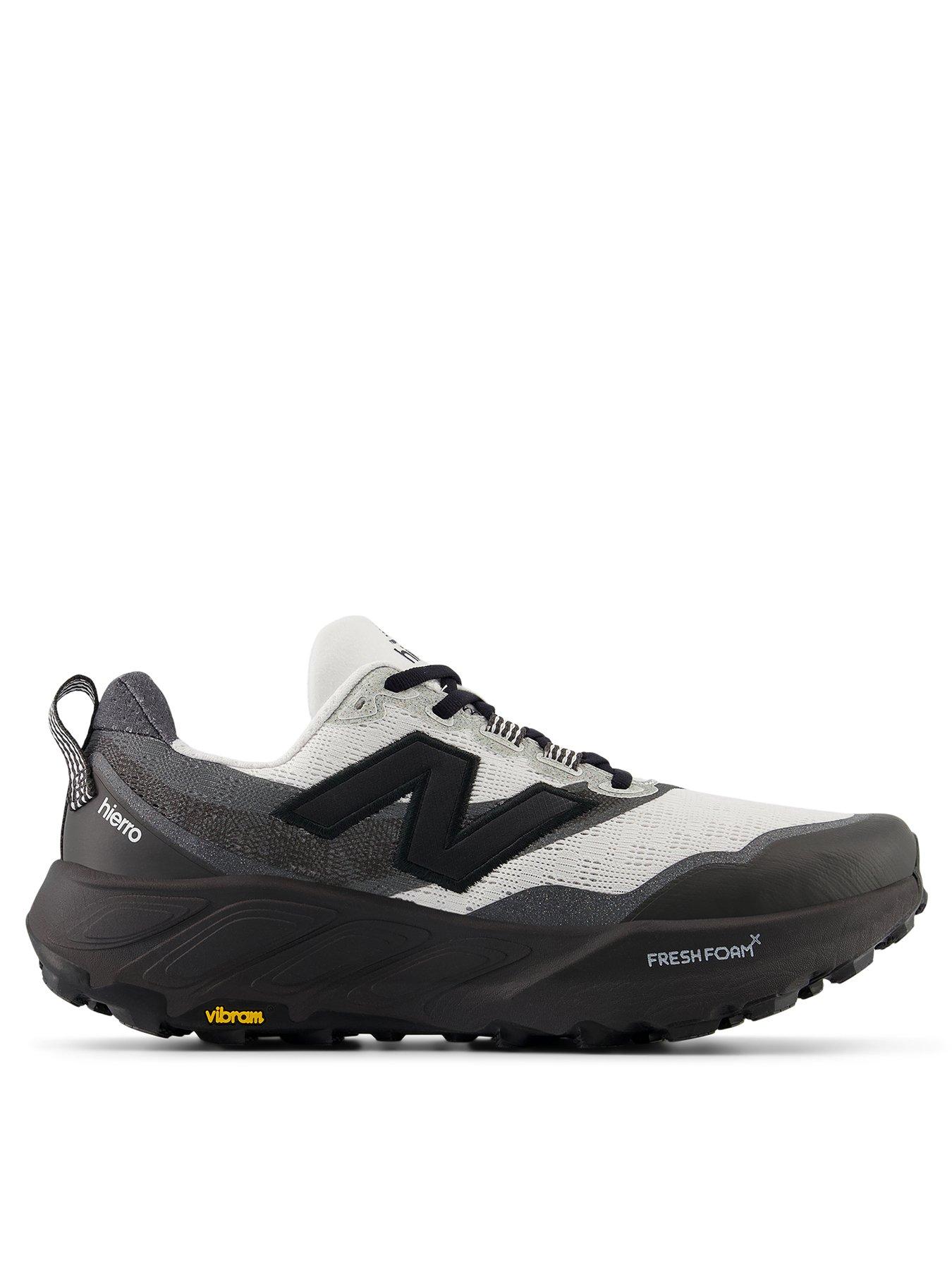 undefined Mens Trail Running Fresh Foam X Hierro V9 Trainers - White/Black