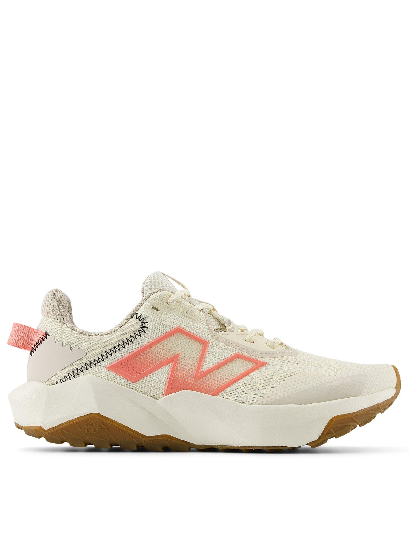 Image 1 of 5 of New Balance Womens Trail Running Dynasoft Nitrel V6 Trainers - White/Pink