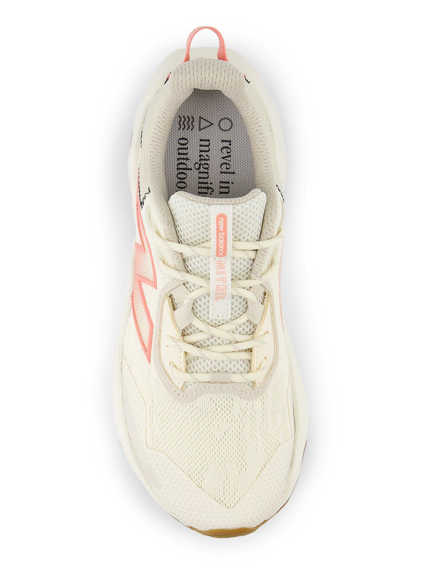 Image 4 of 5 of New Balance Womens Trail Running Dynasoft Nitrel V6 Trainers - White/Pink