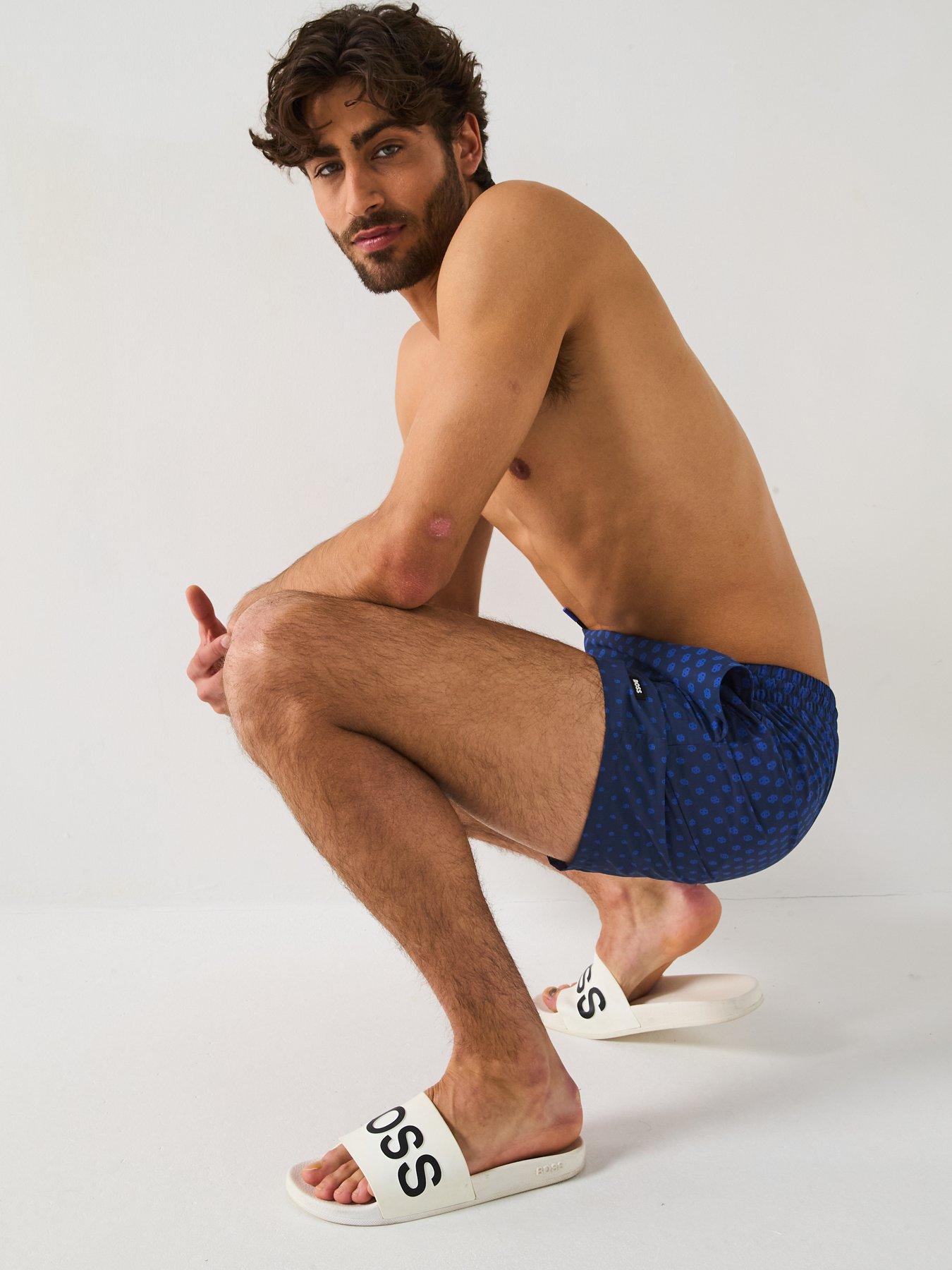 Image 4 of 6 of BOSS Willow Swim Shorts - Navy