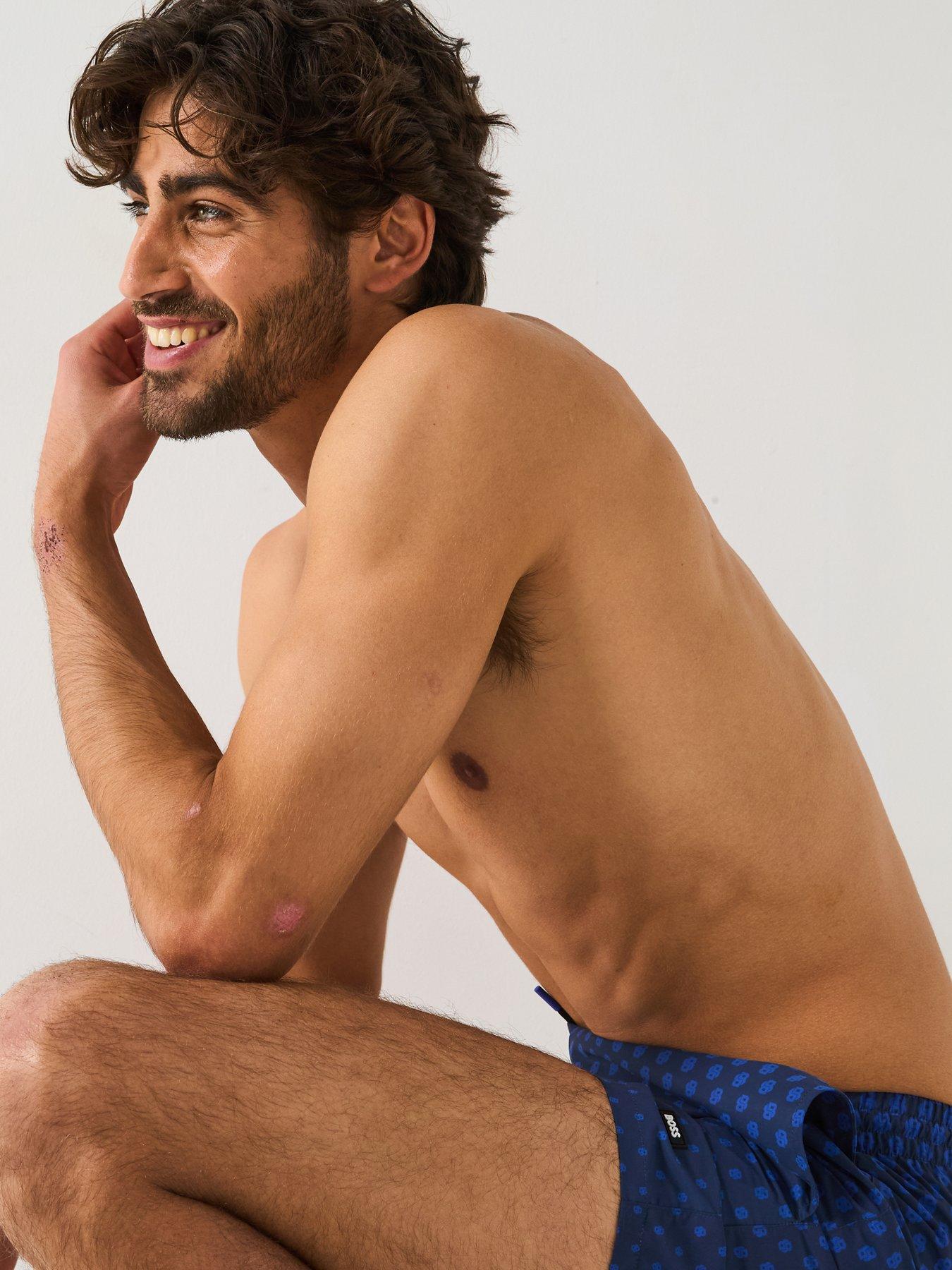 Image 6 of 6 of BOSS Willow Swim Shorts - Navy