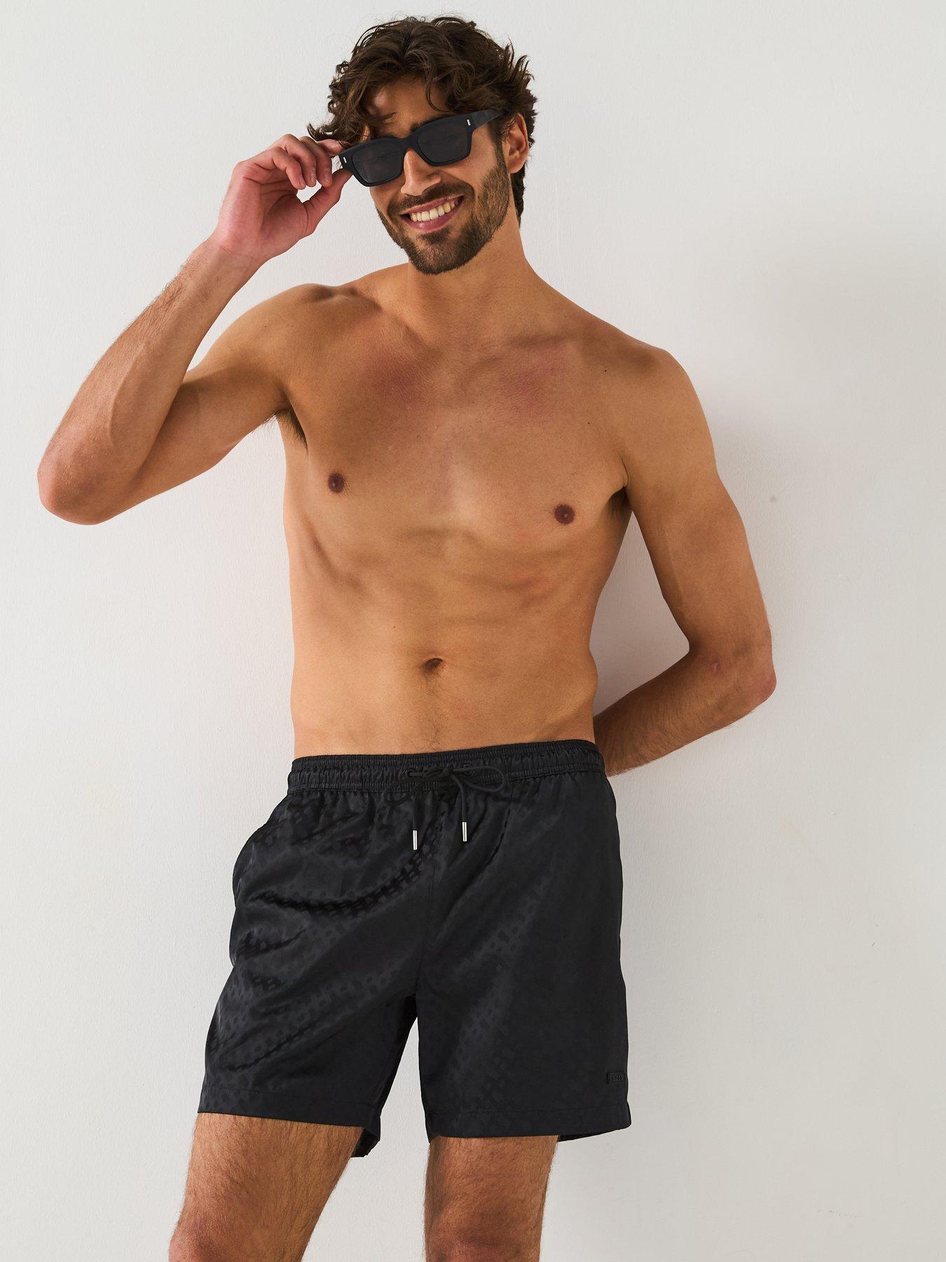 Image 6 of 6 of BOSS Jacques Swim Shorts - Black