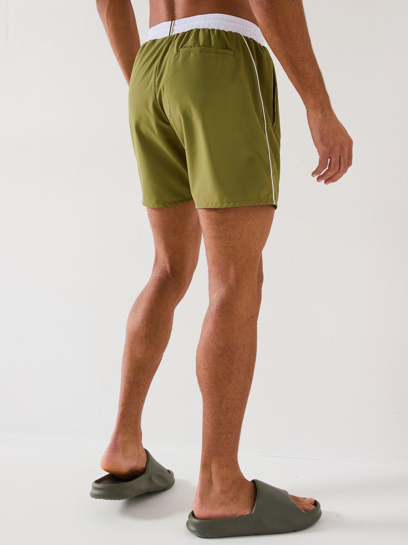 Image 2 of 6 of BOSS Starfish Swim Shorts - Green