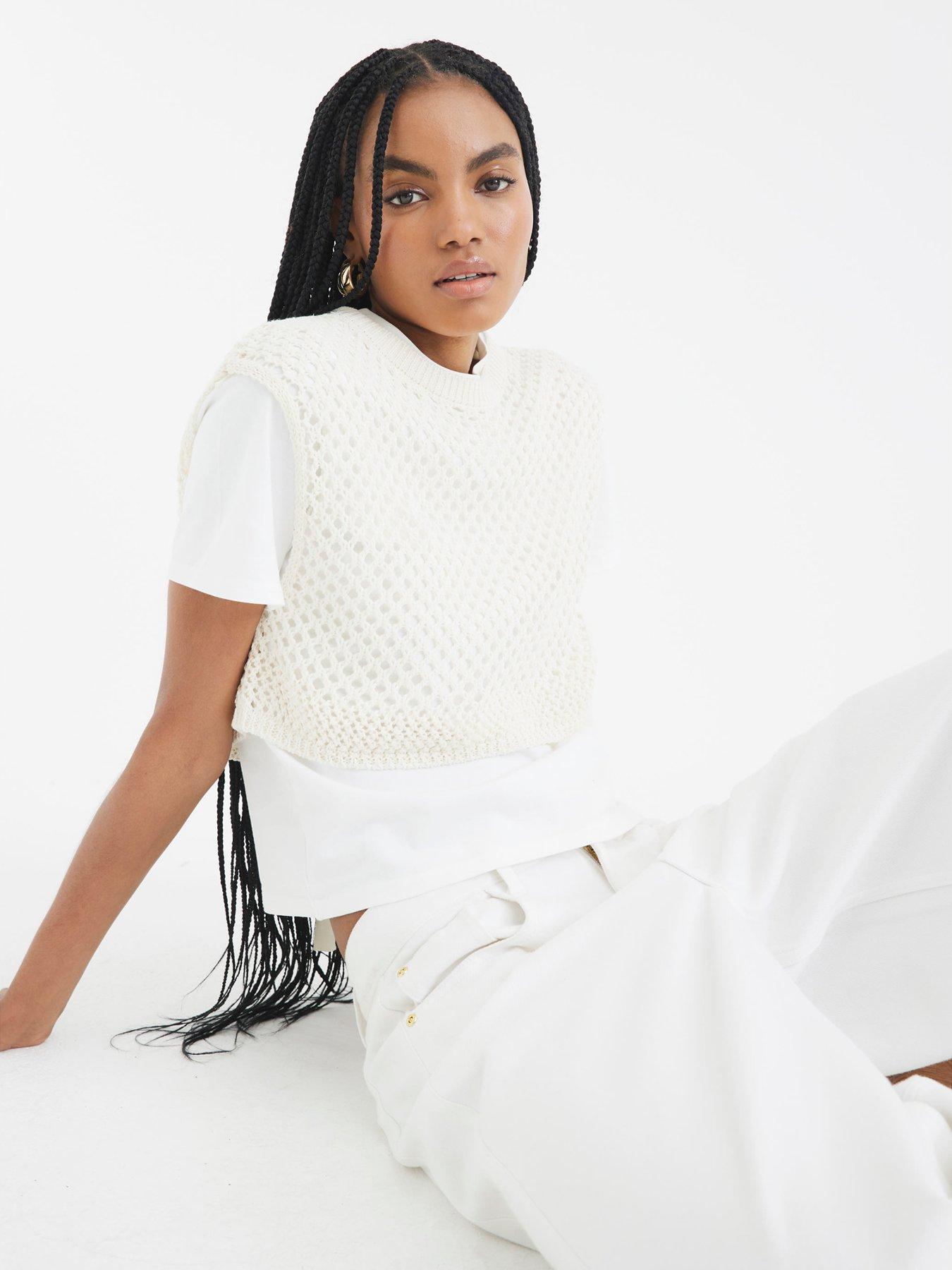 river-island-crochet-overlay-tee-creamoutfit