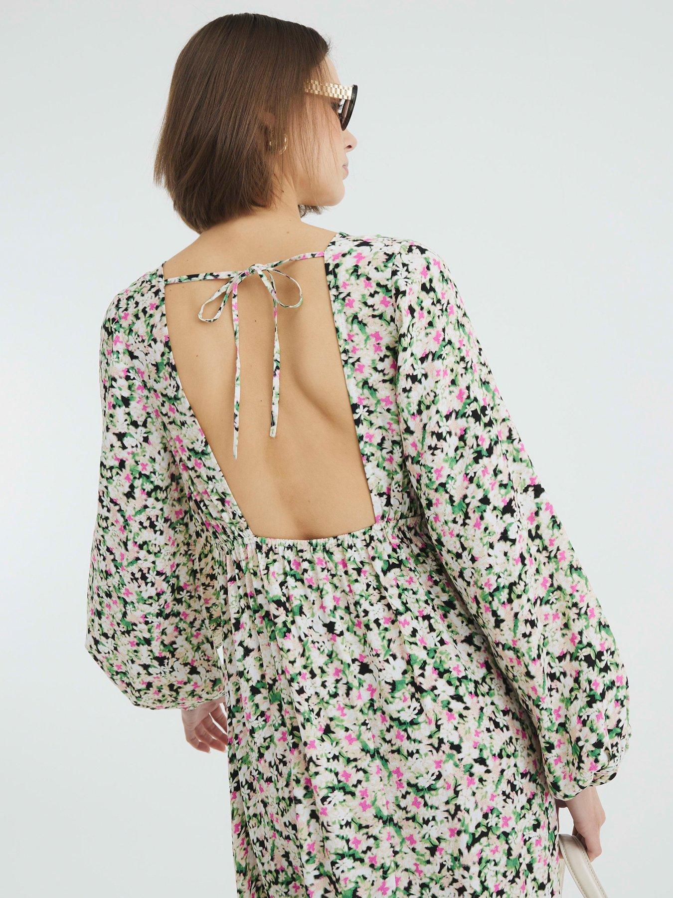 pink embroidered lace dress Light Pink Vintage Lace Dress main image 1