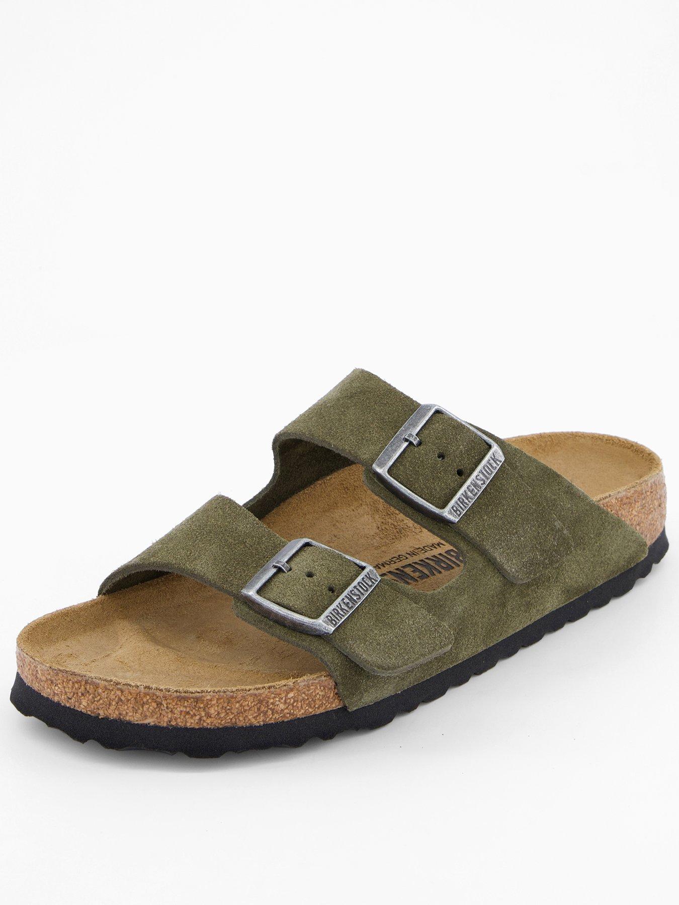 Birkenstock Arizona Suede Sandal - Khaki