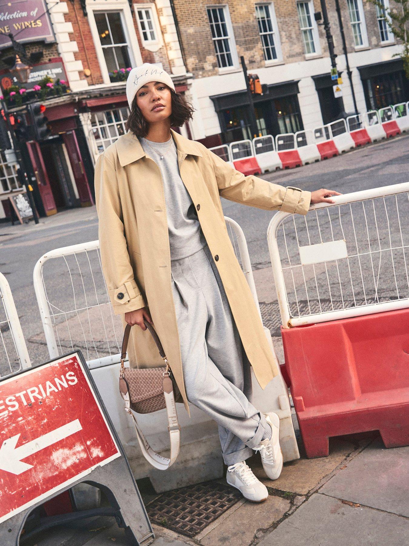Image 5 of 6 of River Island Long Sleeve Seam Detail Top - Grey