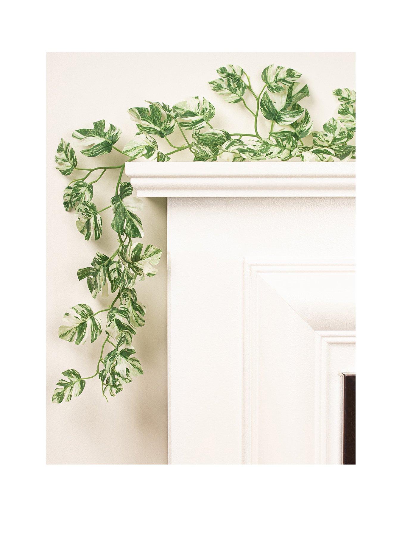 Image of Scottish Everlastings 190 cm Artificial Variegated Monstera Garland (Pack of 2)