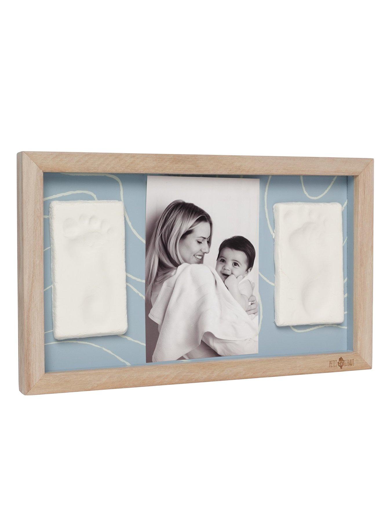 Petit Artichaut 2 Prints Frame Blue Abstract Baby and Family Gift and Frame