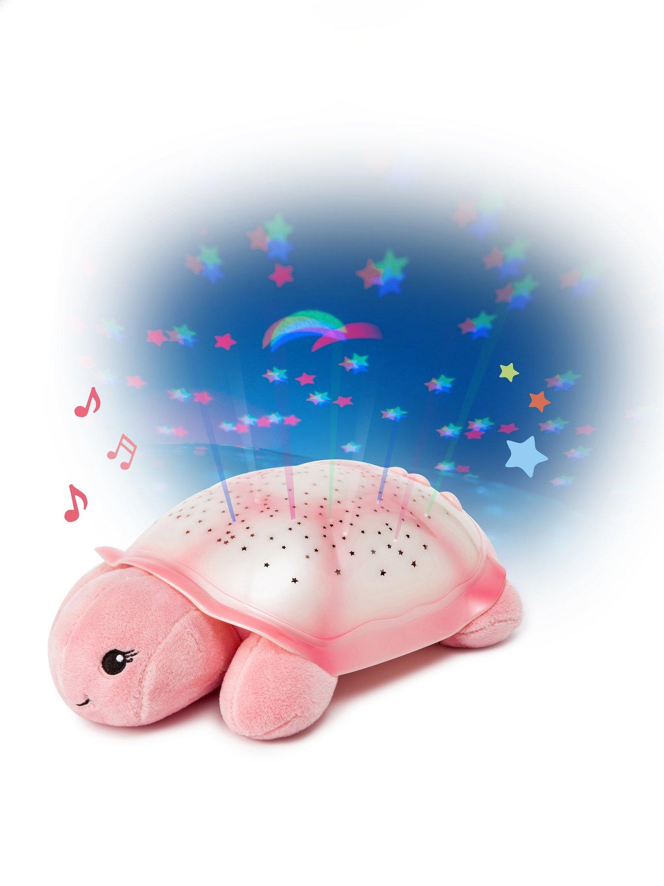 cloudb-twinkling-twilight-turtle-pink-night-light-projector-sleeping-aidfront