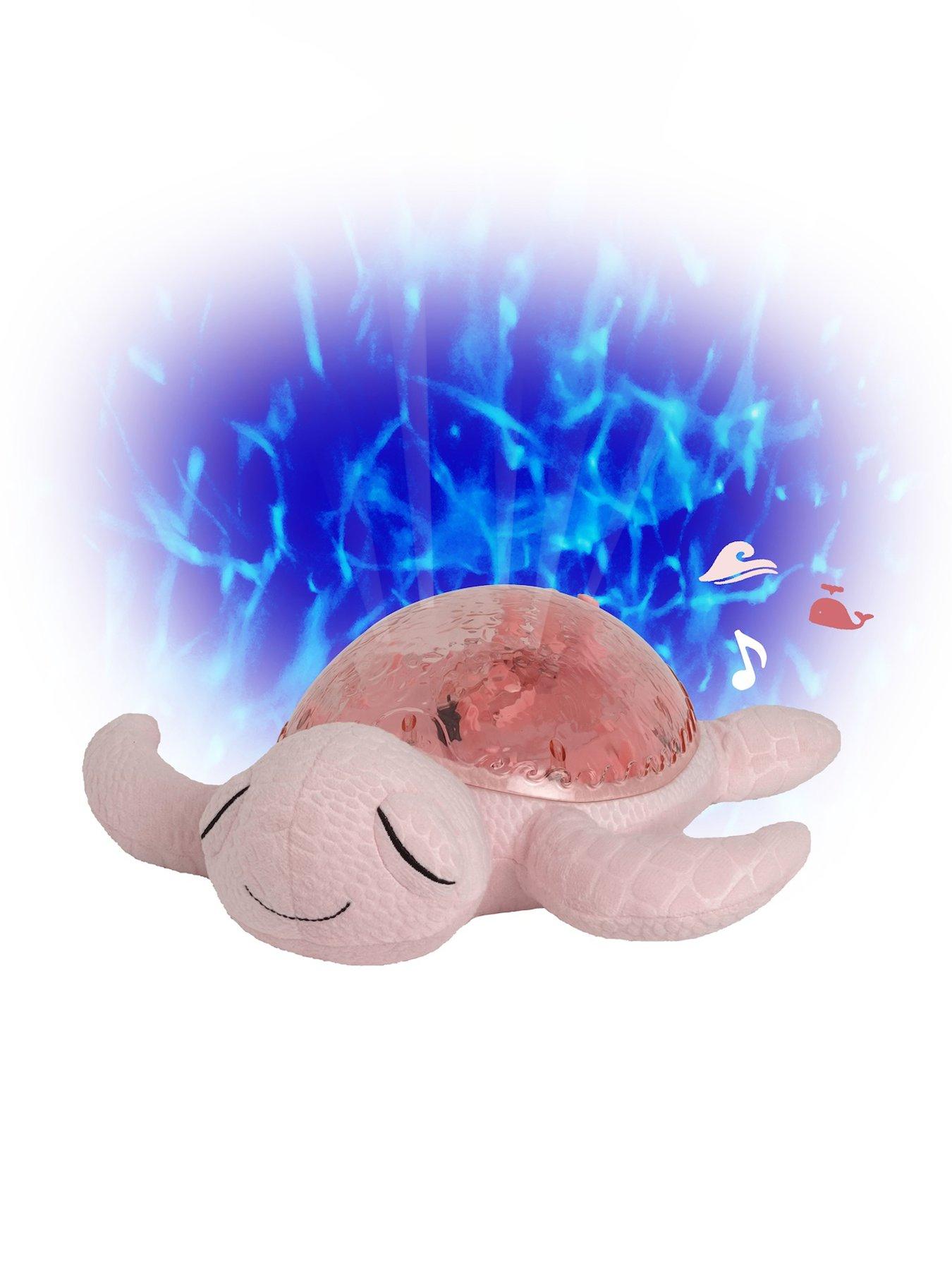 cloudb-tranquil-turtle-pink-usb-c-rechargeable-nightlight-ocean-projector-sleeping-aidfront