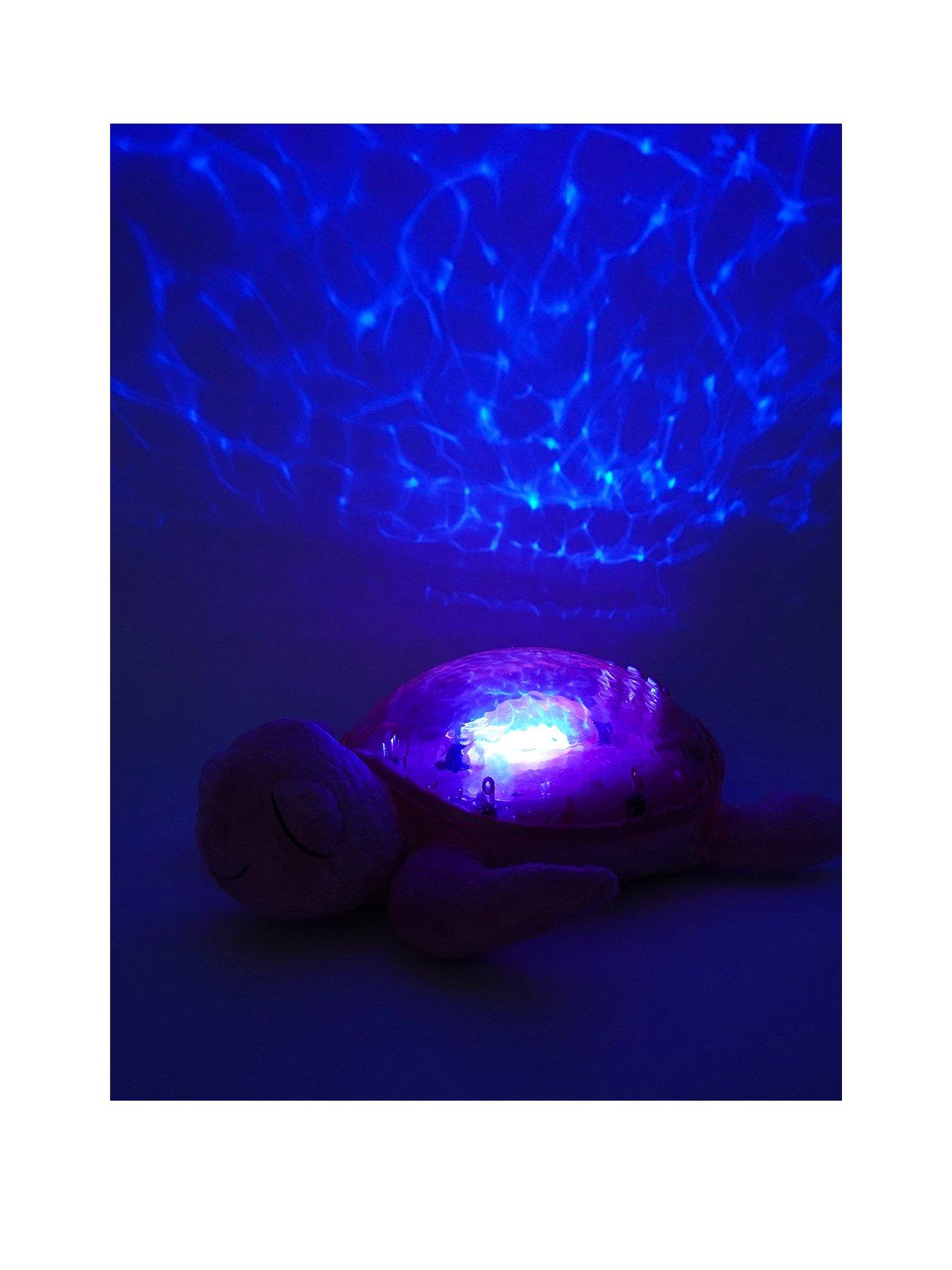 cloudb-tranquil-turtle-pink-usb-c-rechargeable-nightlight-ocean-projector-sleeping-aidstillFront