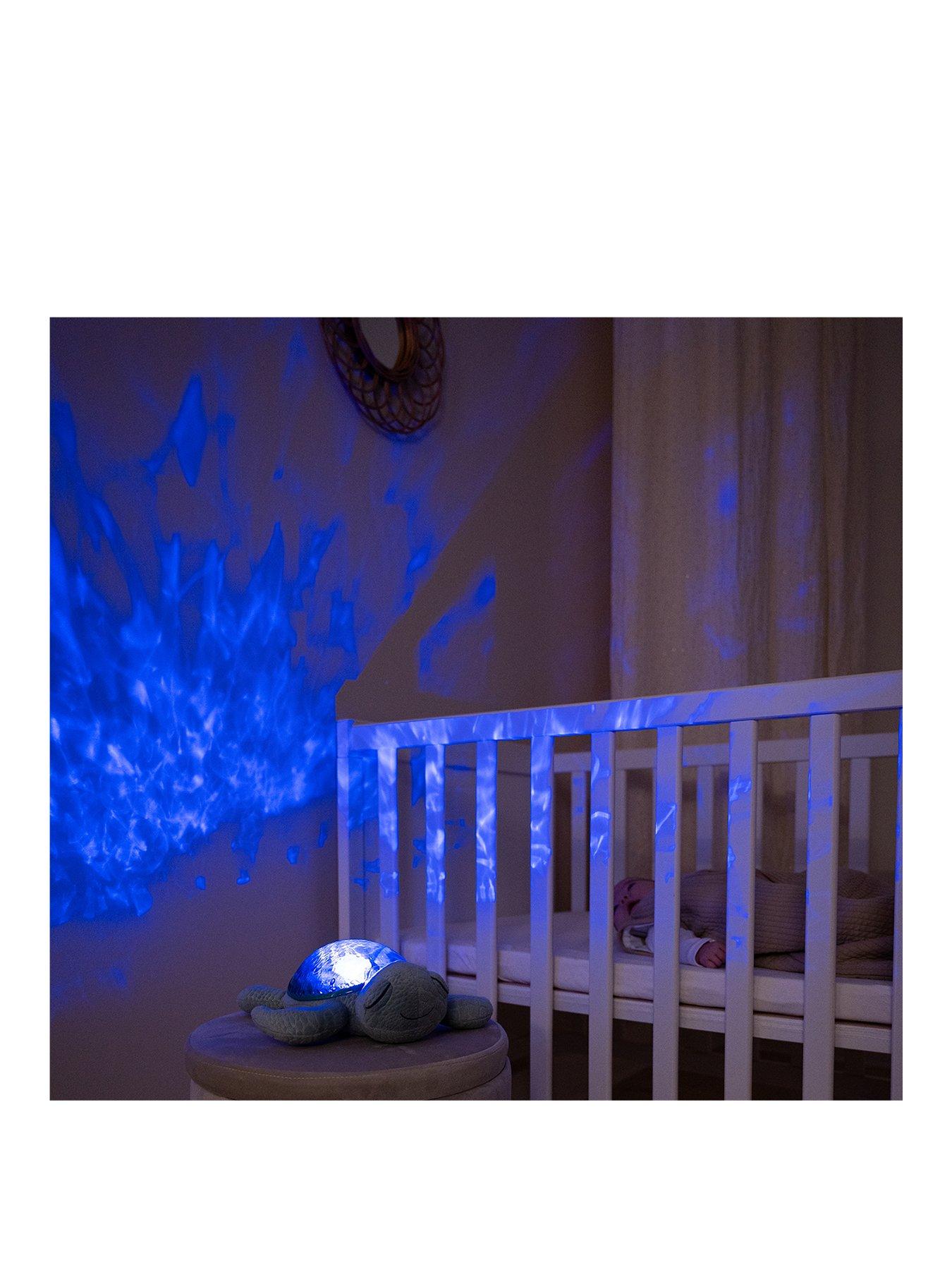 cloudb-tranquil-turtle-green-usb-c-rechargeable-nightlight-ocean-projector-sleeping-aidstillFront