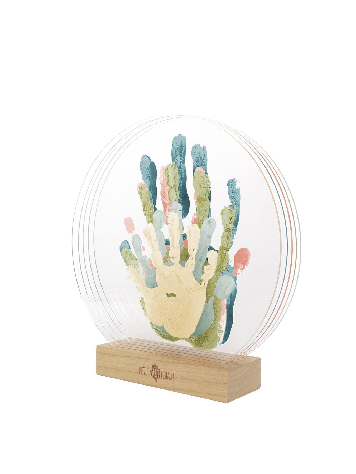 Petit Artichaut Family Colours Baby and Family Gift and Frame