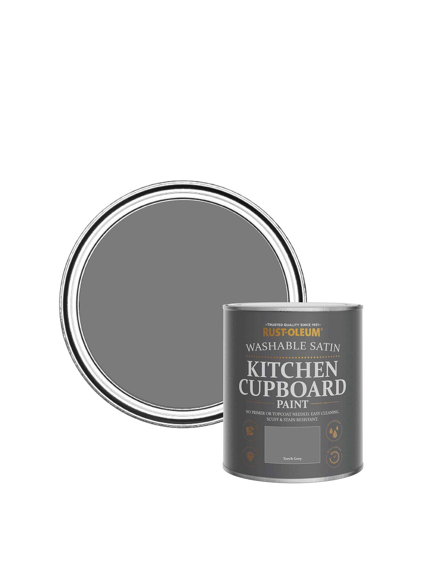 Rust-Oleum Rust-oleum Kitchen Cupboard Paint Torch Grey Satin 750ml