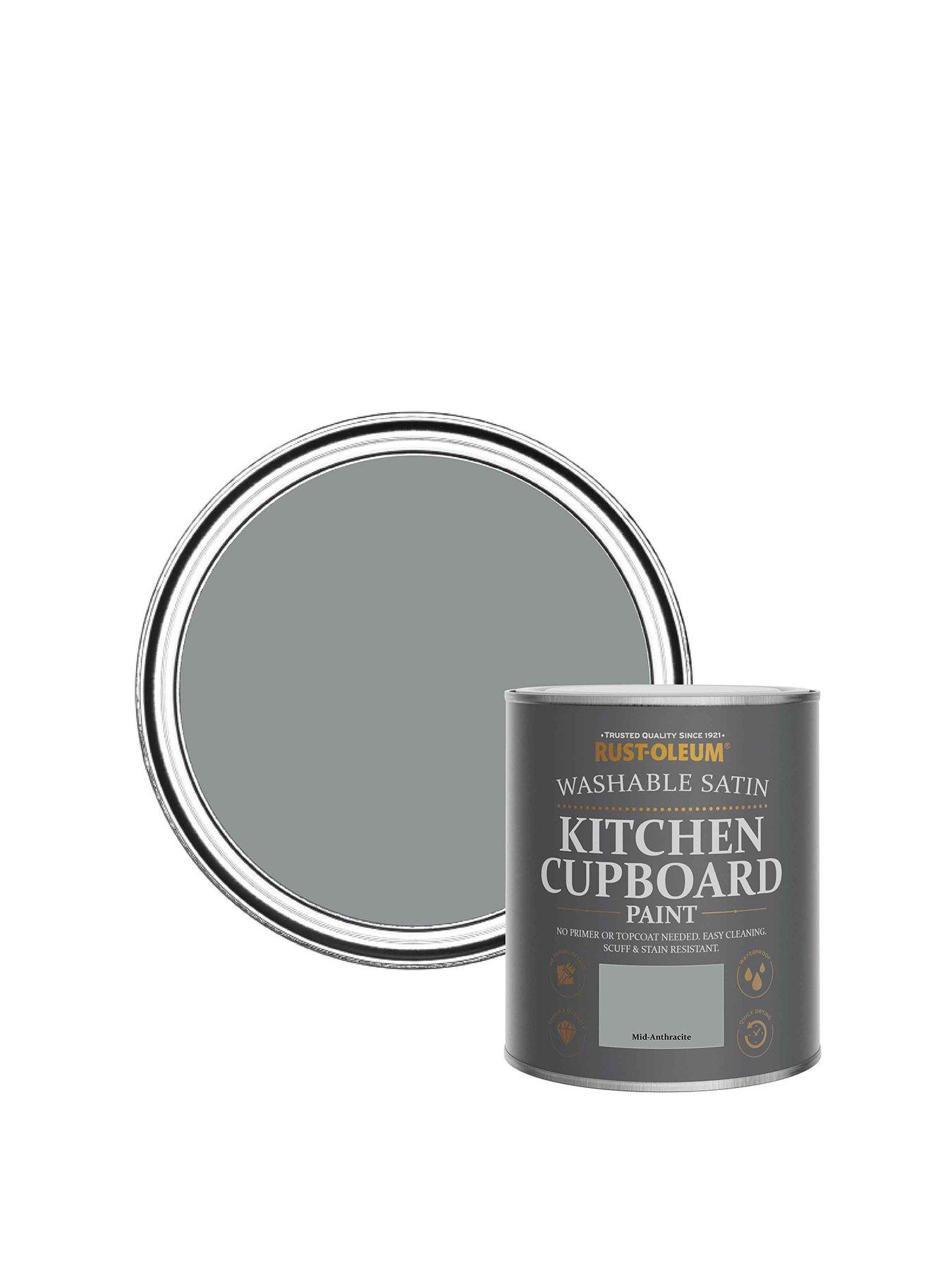 Rust-Oleum Rust-oleum Kitchen Cupboard Paint Mid Anthracite Satin 750ml