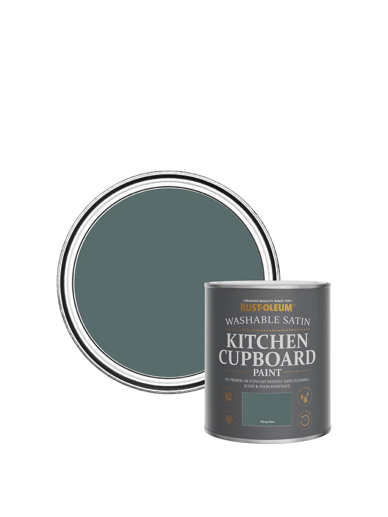 Rust-Oleum Satin Finish Kitchen Cupboard Paint - Deep Sea