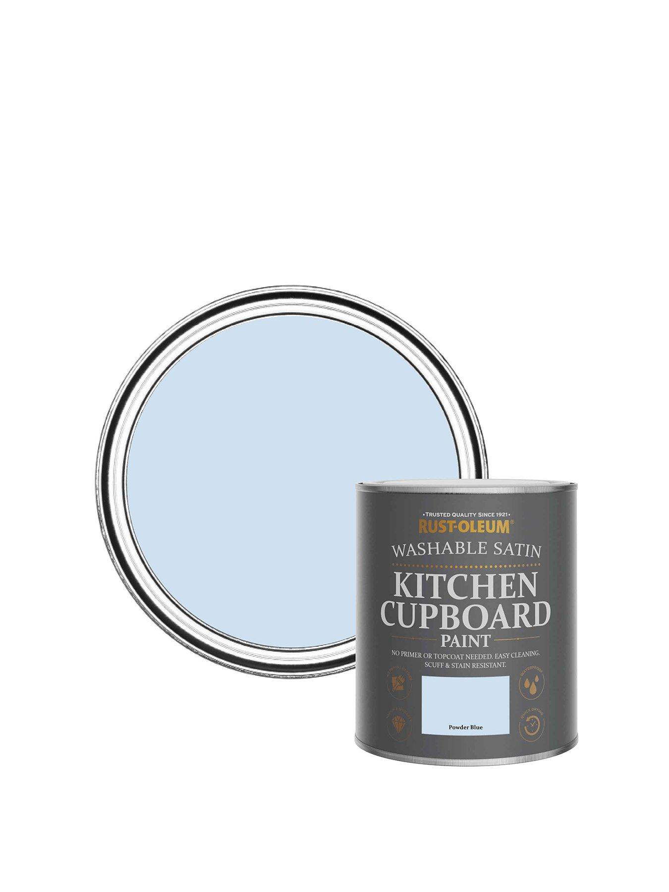 Rust-Oleum Rust-oleum Kitchen Cupboard Paint Powder Blue Satin 750ml