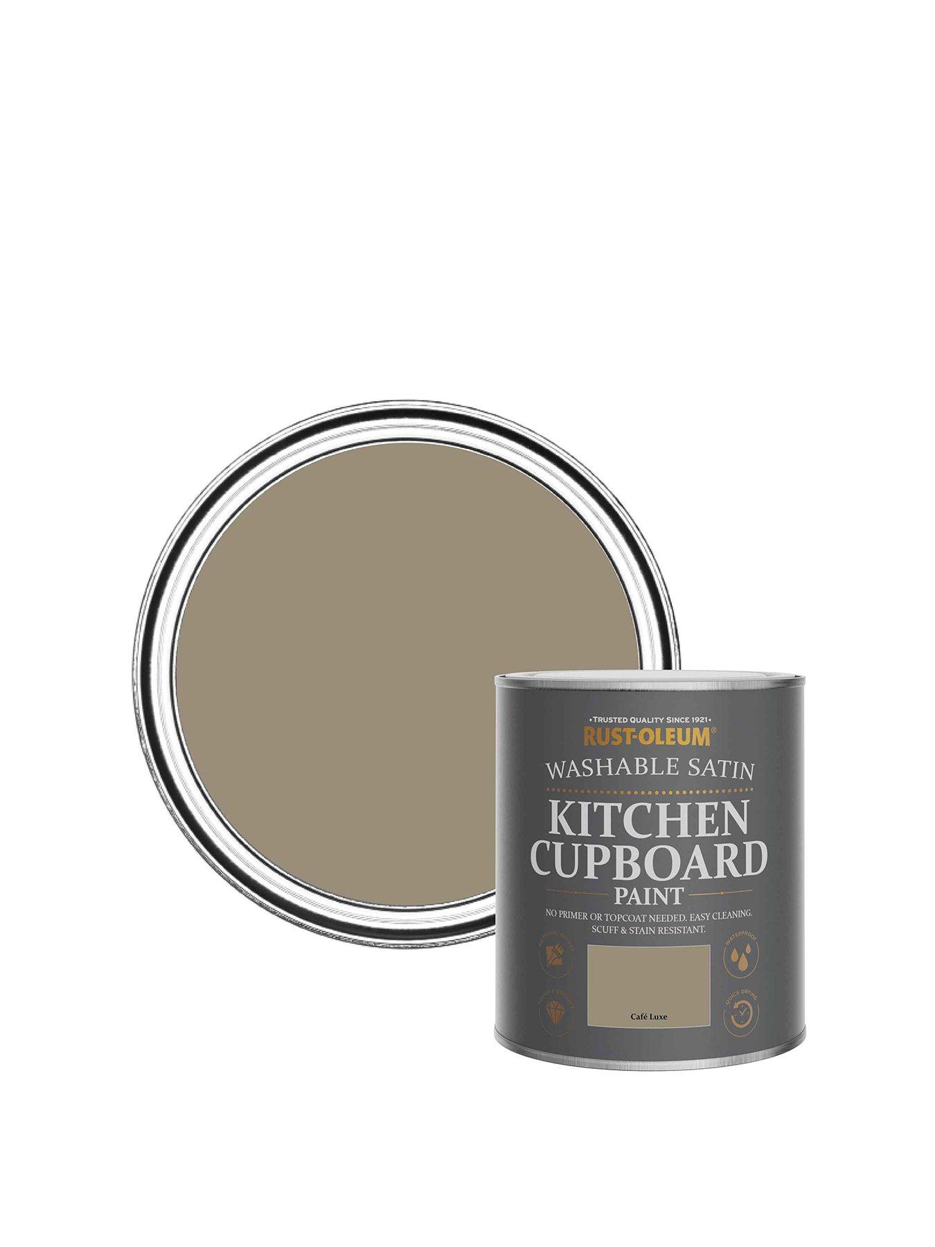 Image 1 of 5 of Rust-Oleum Satin Finish Kitchen Cupboard Paint - Caf&eacute; Luxe&nbsp;
