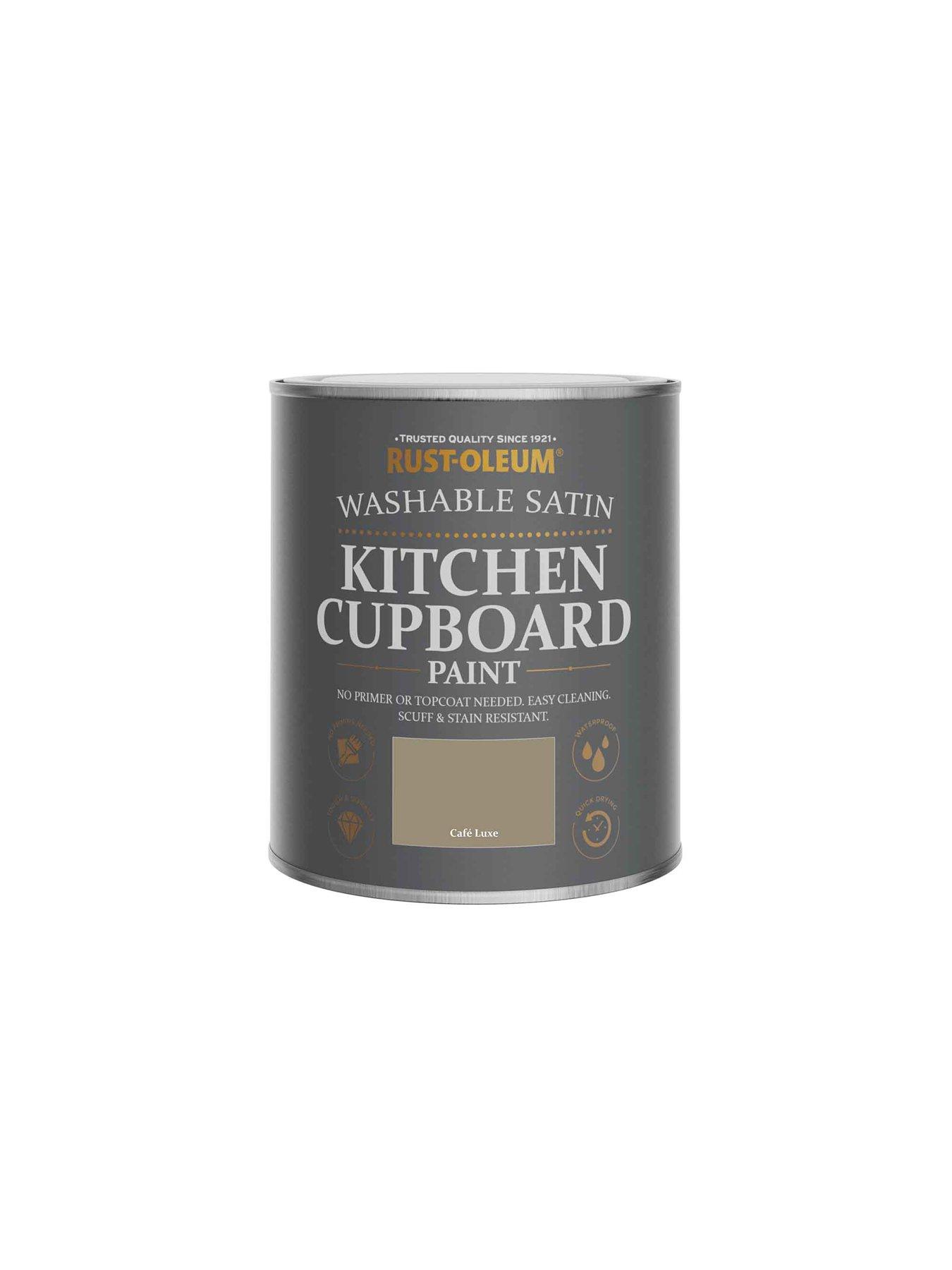 Image 5 of 5 of Rust-Oleum Satin Finish Kitchen Cupboard Paint - Caf&eacute; Luxe&nbsp;