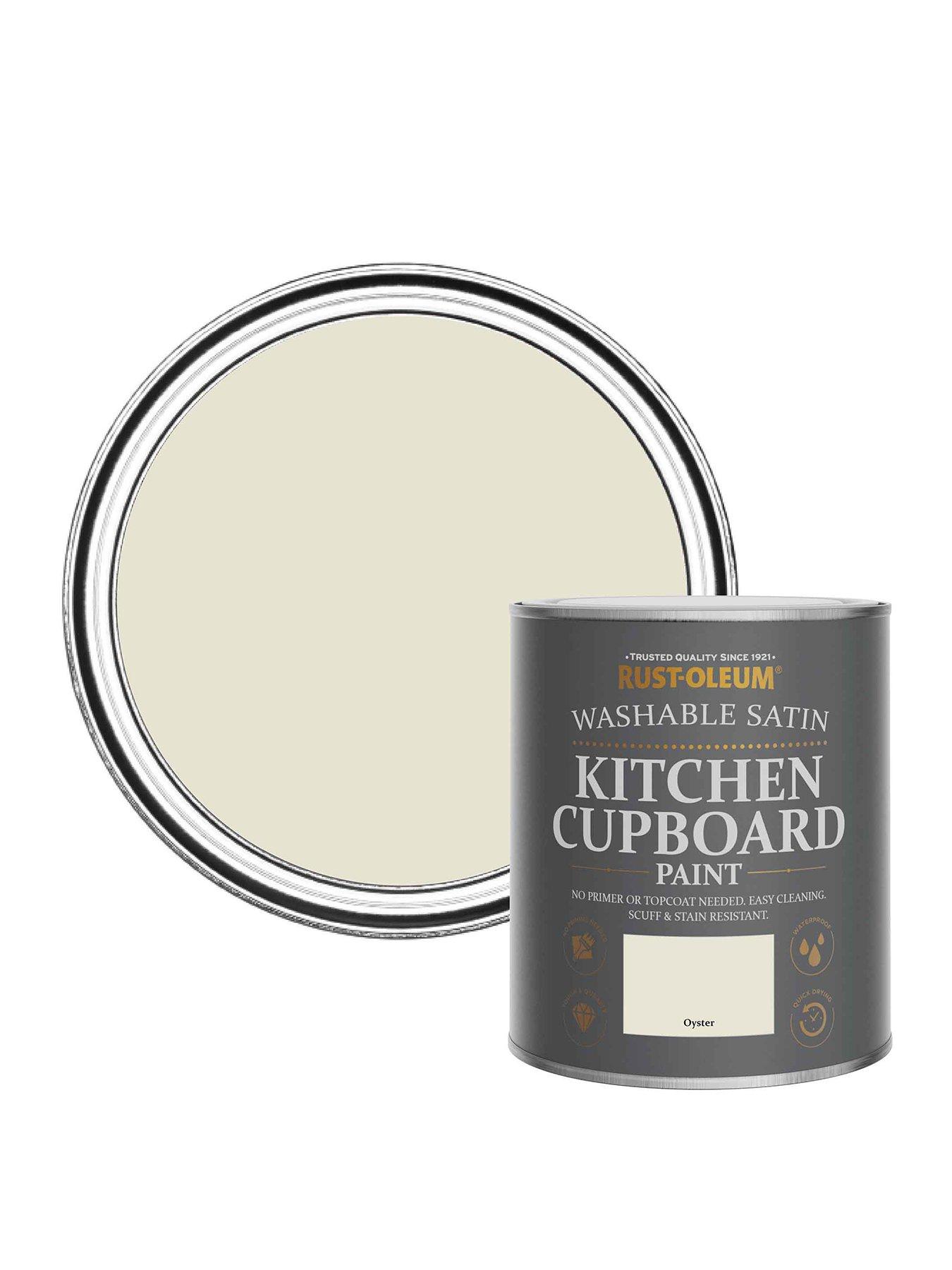 Rust-Oleum Washable Satin Finish Kitchen Cupboard Paint in Oyster