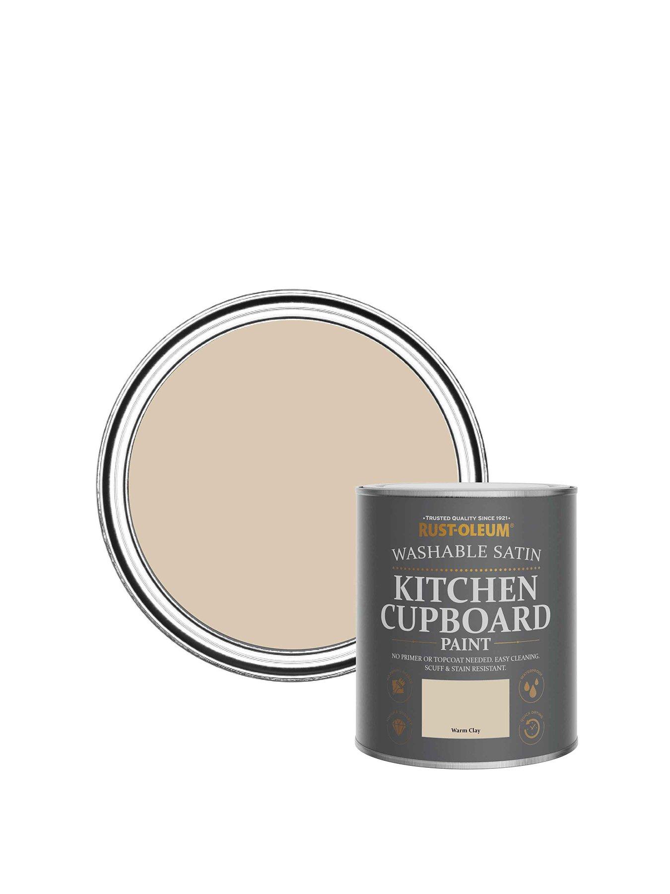 Rust-Oleum Washable Satin Finish Kitchen Cupboard Paint in Warm Clay