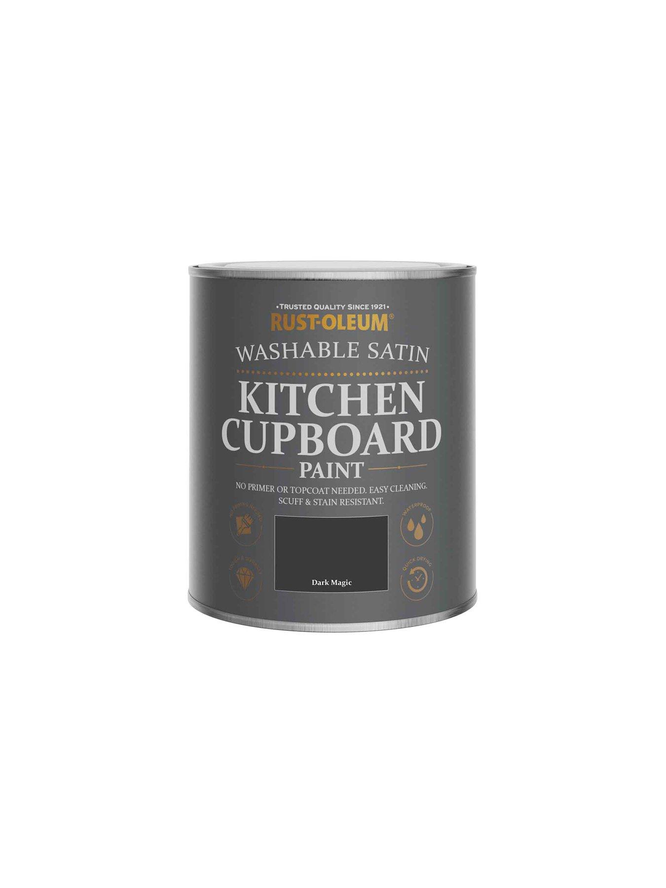 Image 5 of 5 of Rust-Oleum Washable Satin Finish Kitchen Cupboard Paint in Dark Magic&nbsp;