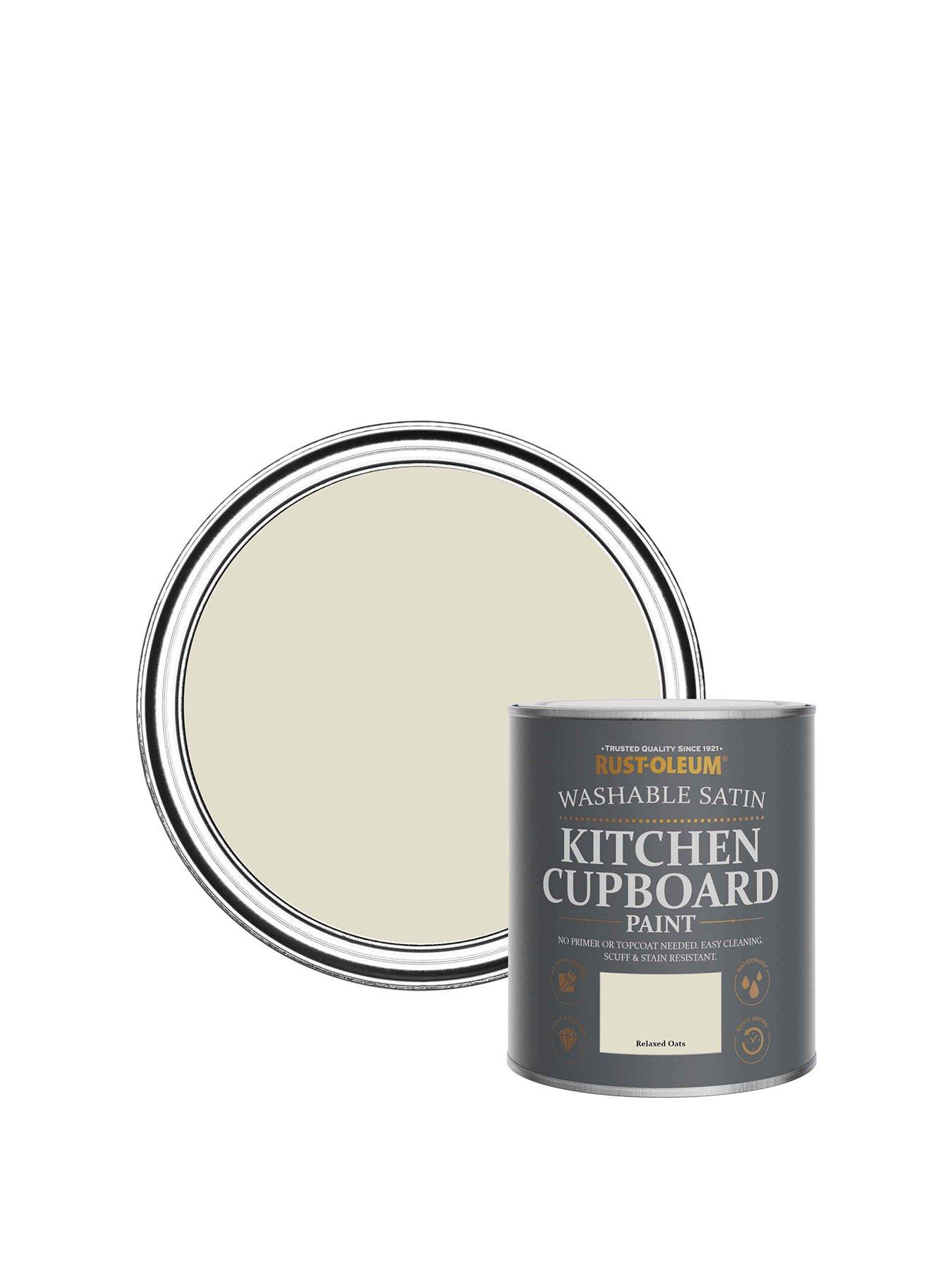 Rust-Oleum Satin Finish Kitchen Cupboard Paint - Relaxed Oats