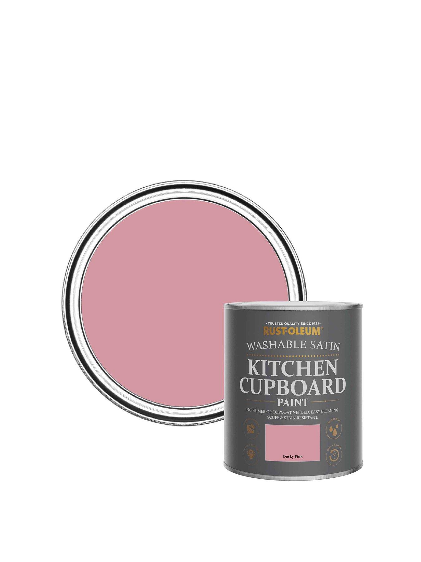 Rust-Oleum Satin Finish Kitchen Cupboard Paint - Dusky Pink