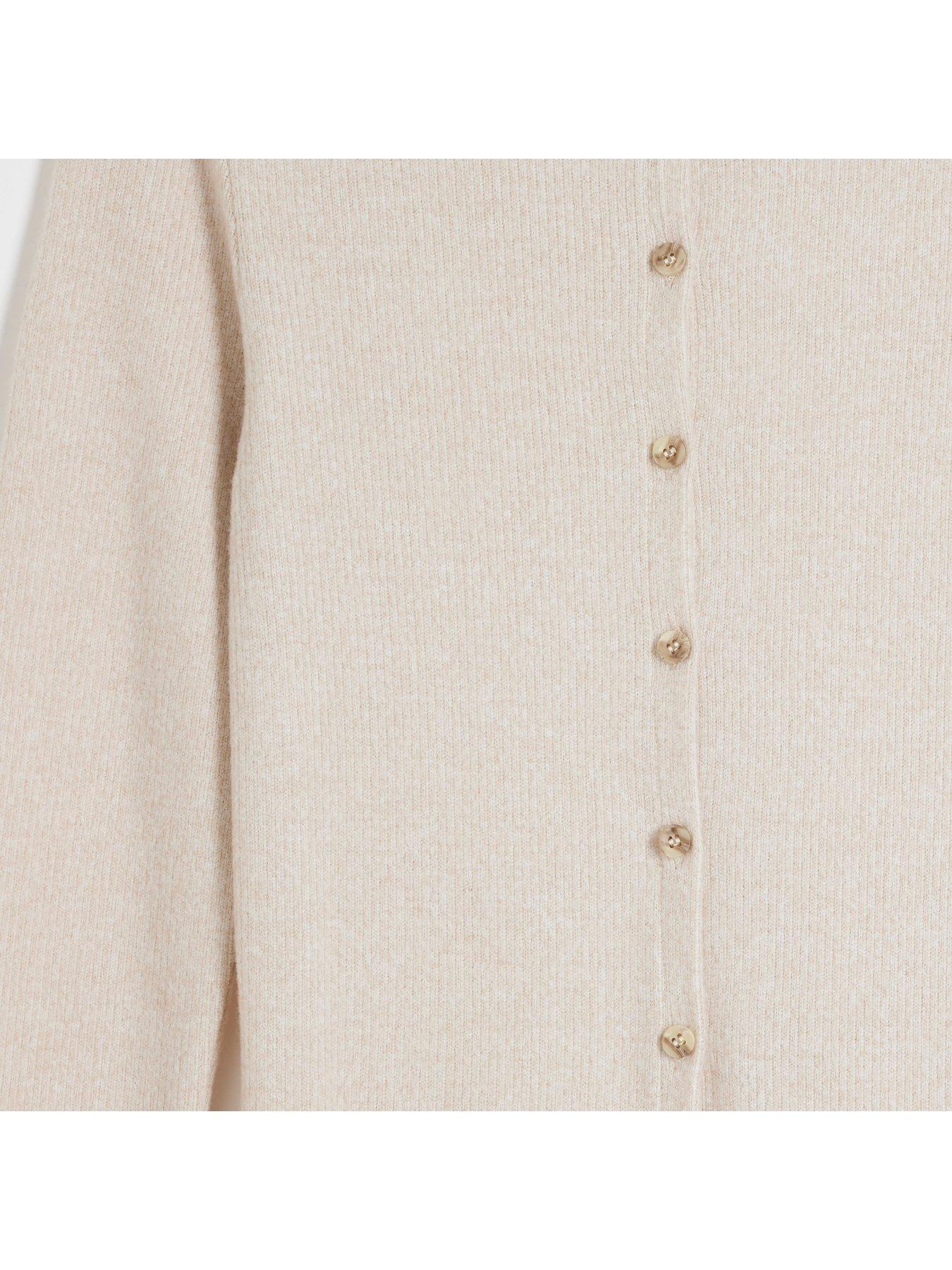 river-island-cosy-longline-cardigan-creamdetail