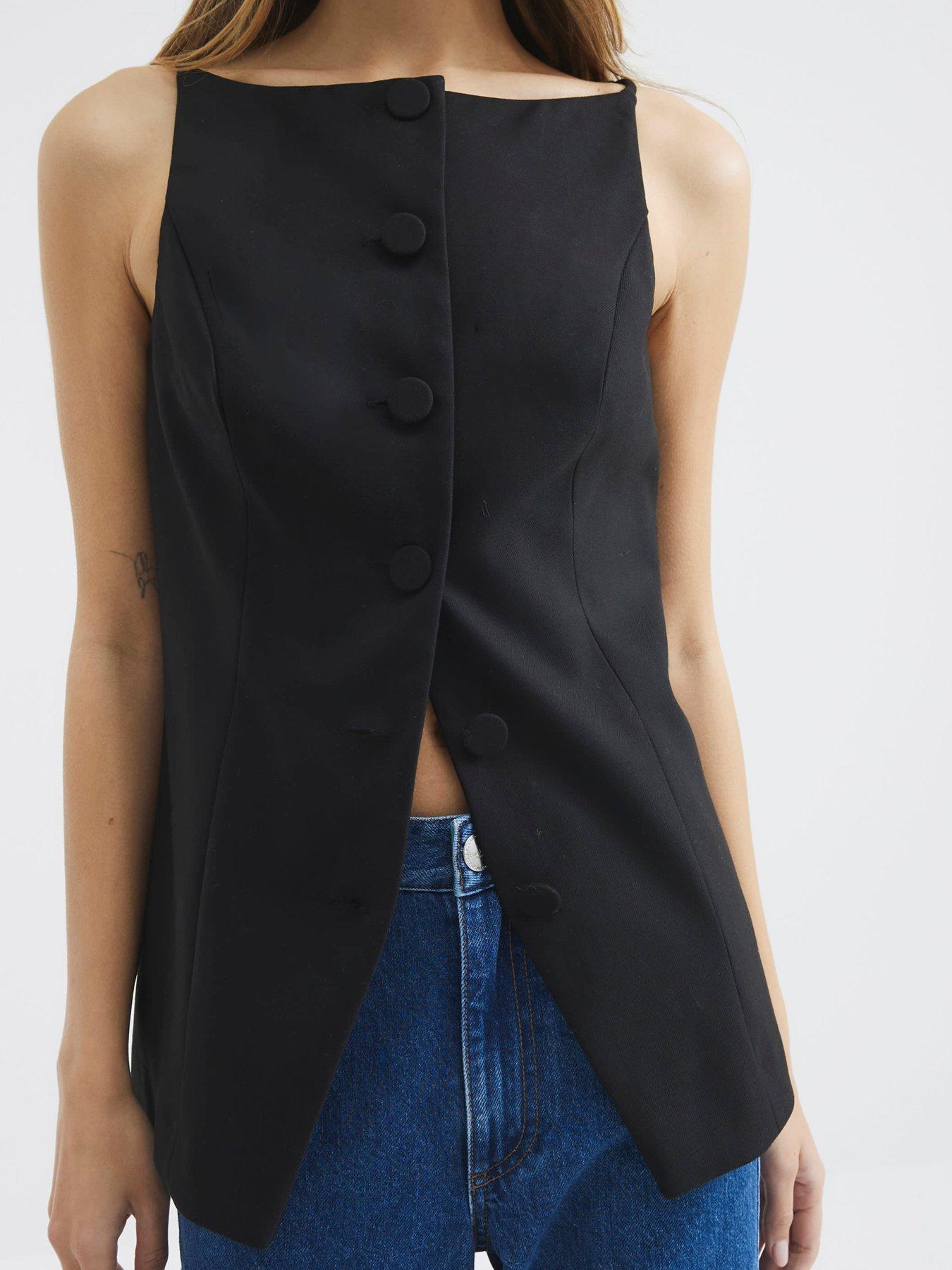 river-island-square-neck-strappy-waistcoat-blackoutfit