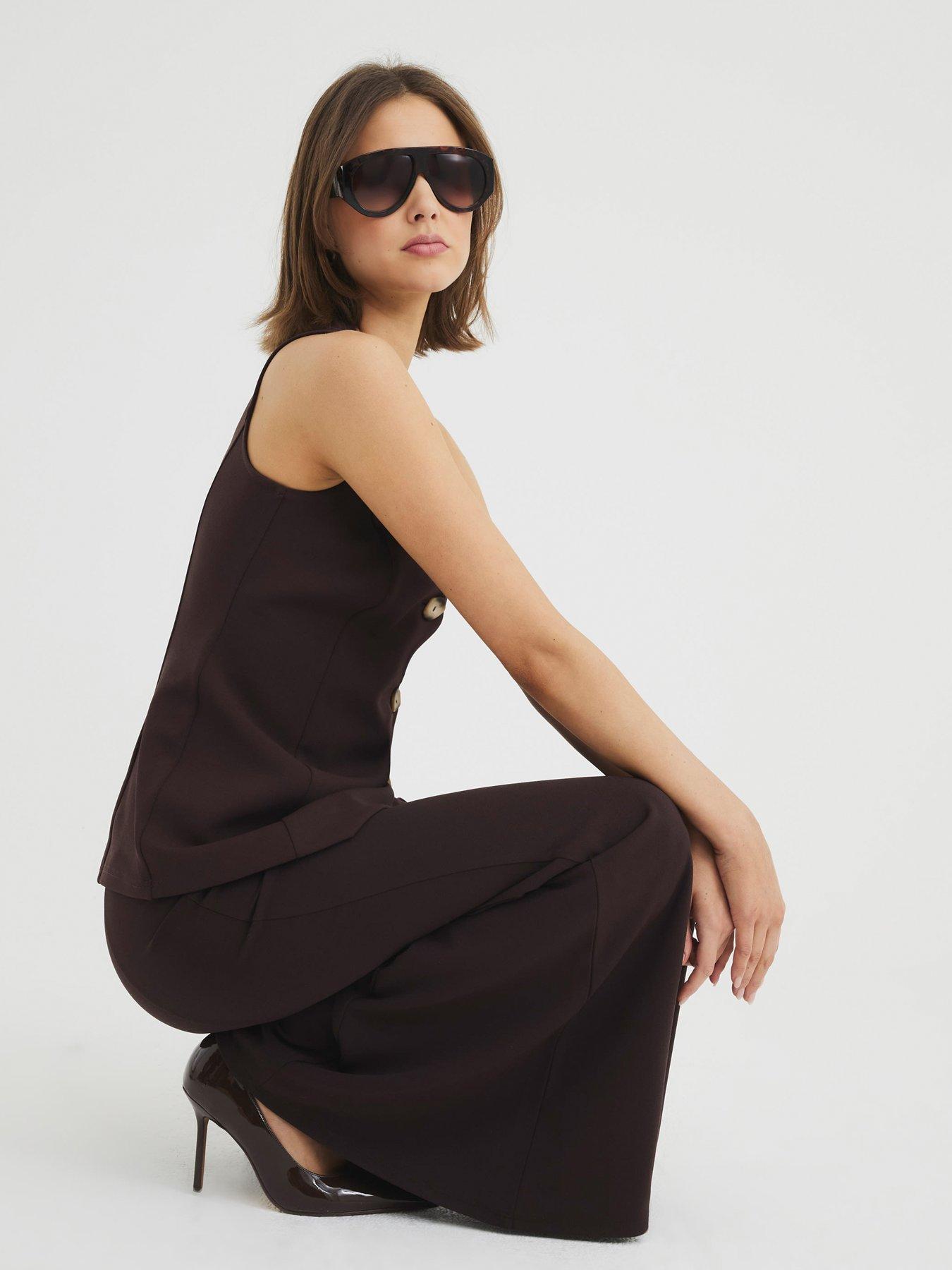 river-island-wide-flare-trousers-dark-brownstillFront