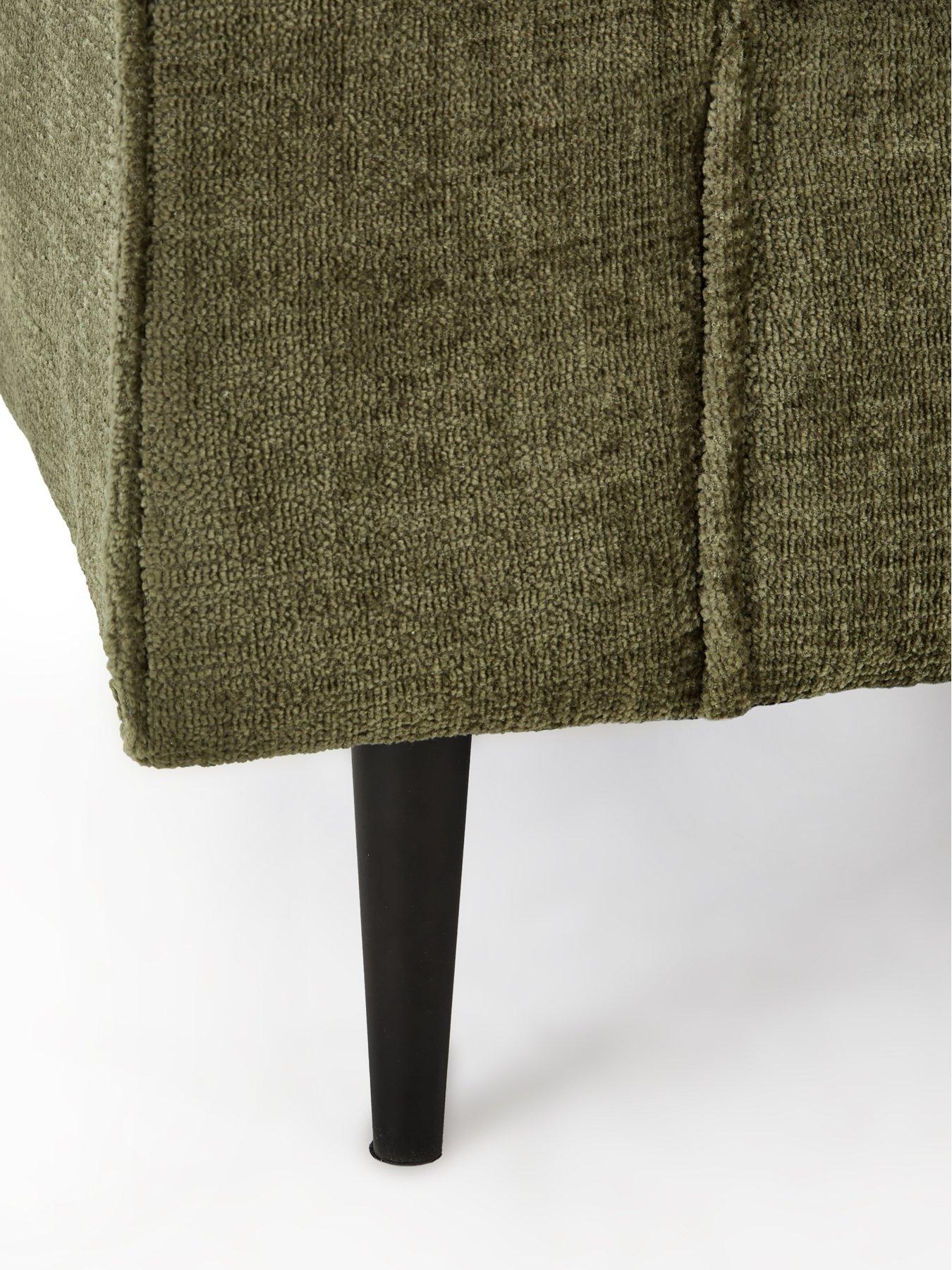 Image 4 of 7 of The Very Collection Guild 2 Seater Fabric Sofa - Olive